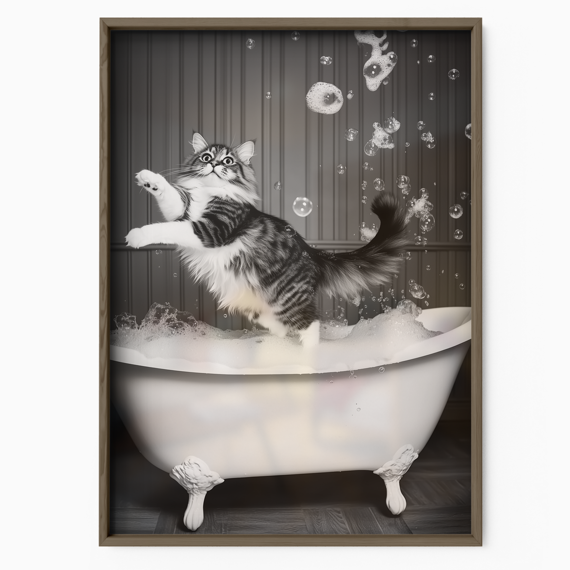 Cozy Cat Bathtub Dance