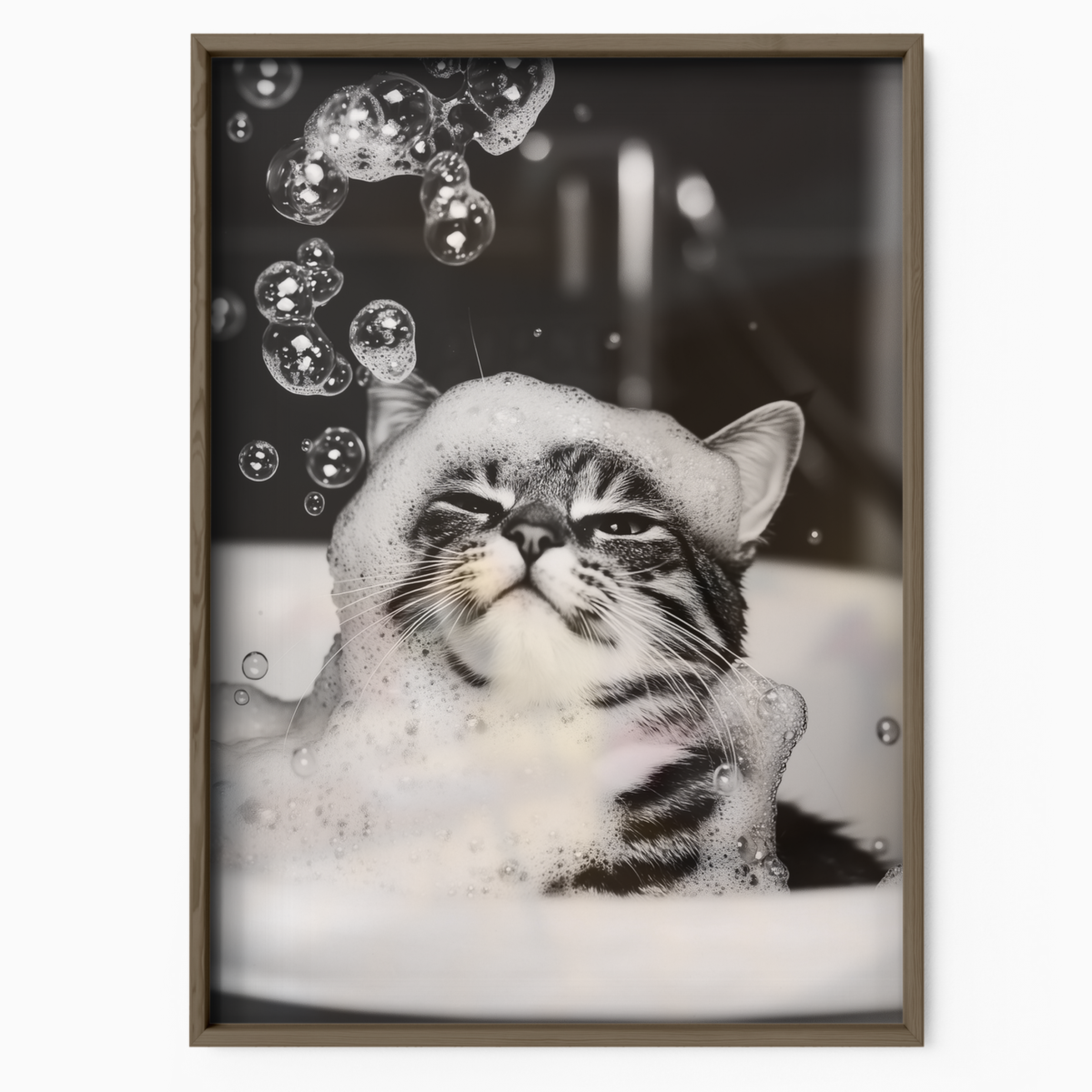 Cozy Cat Bubble Bliss