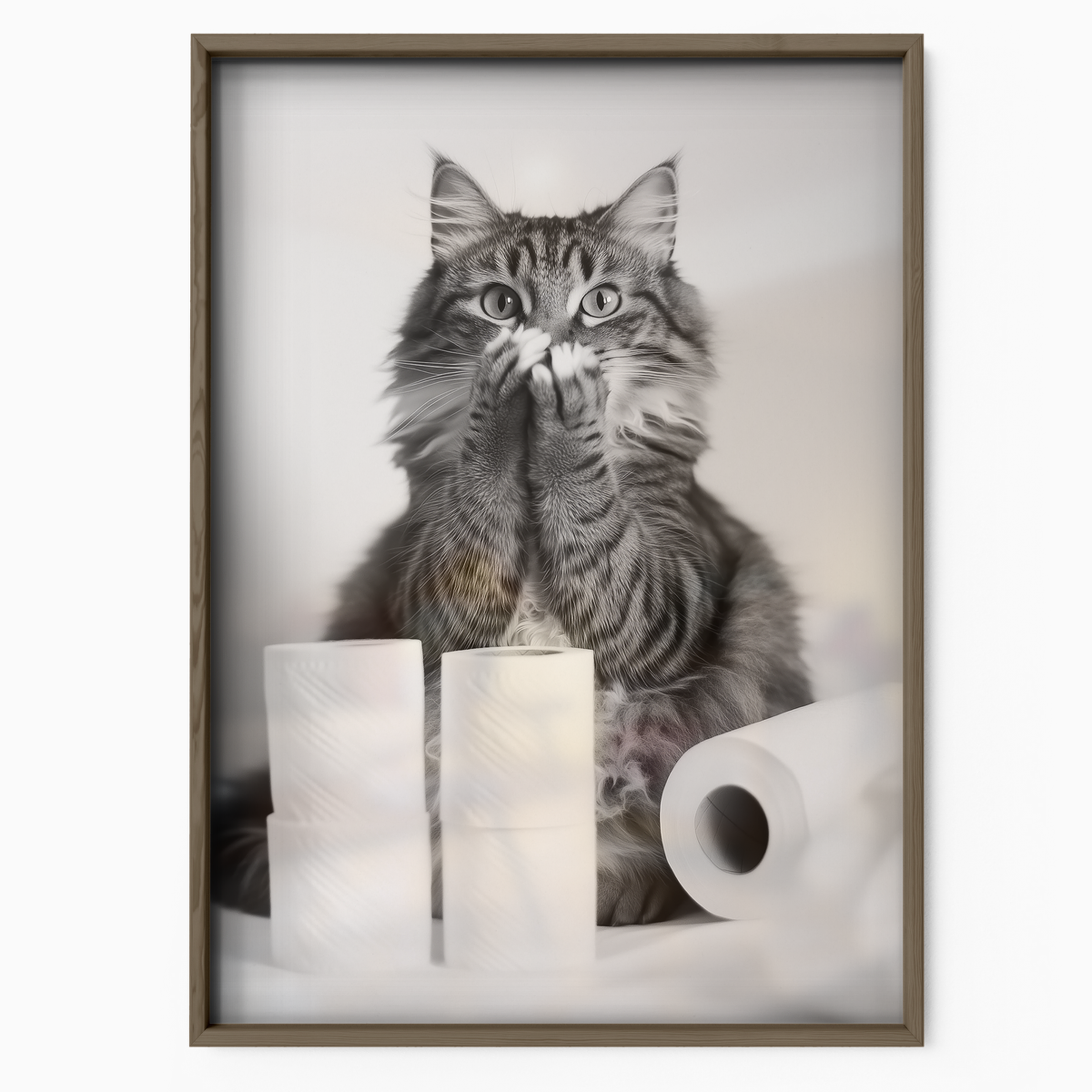 Cozy Cat Paper Tower