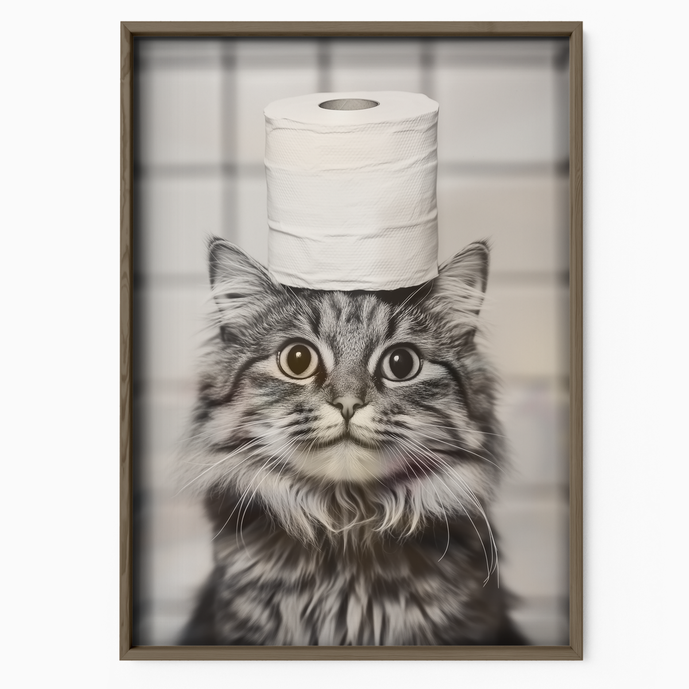 Cozy Cat Toilet Paper Crown