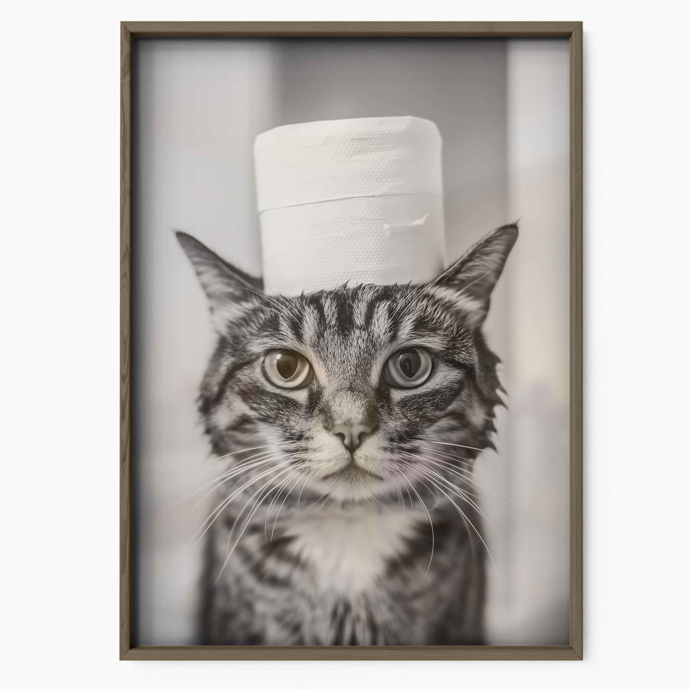 Cozy Cat Toilet Paper Hat