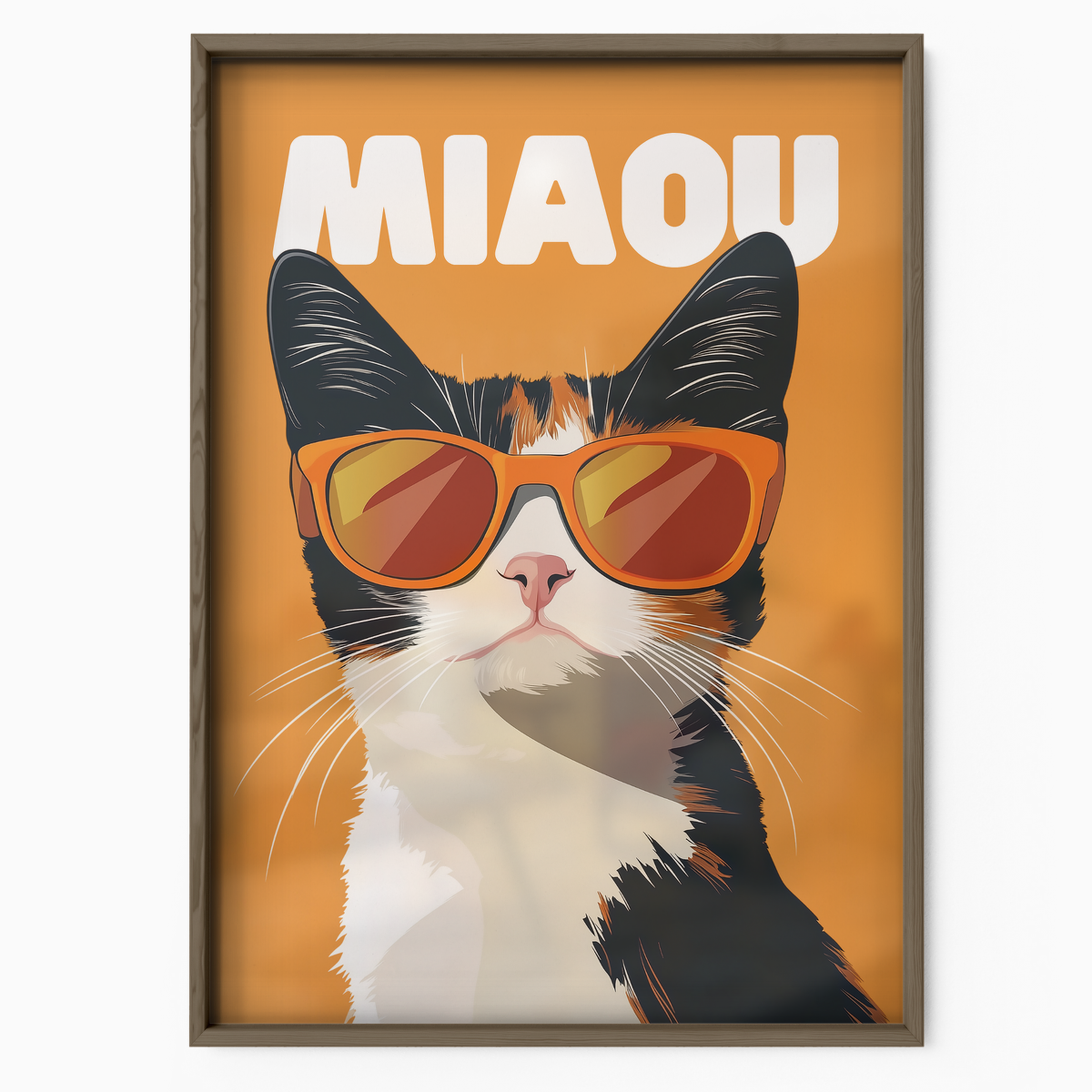 Groovy Cat Orange Miaou