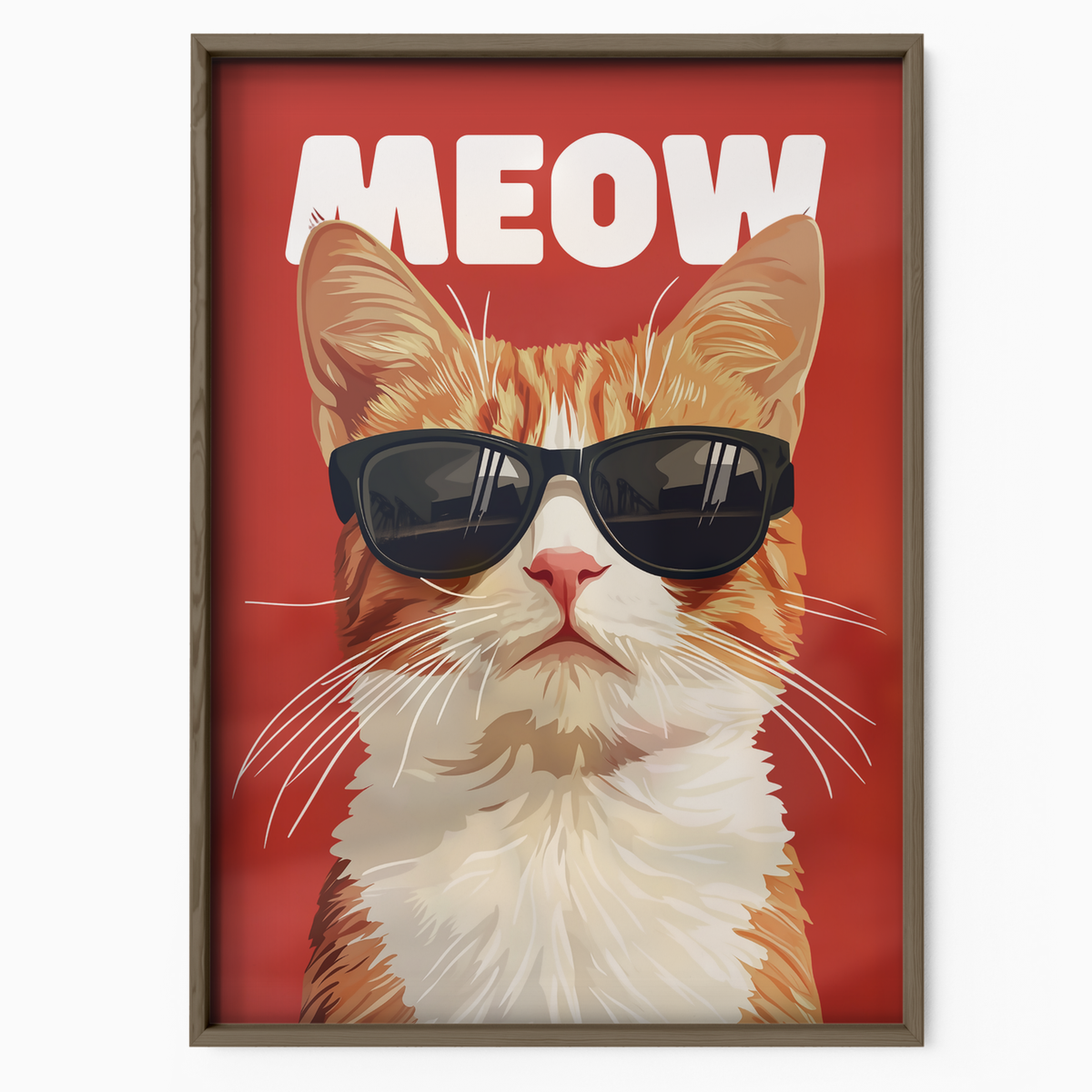 Groovy Cat Red Meow