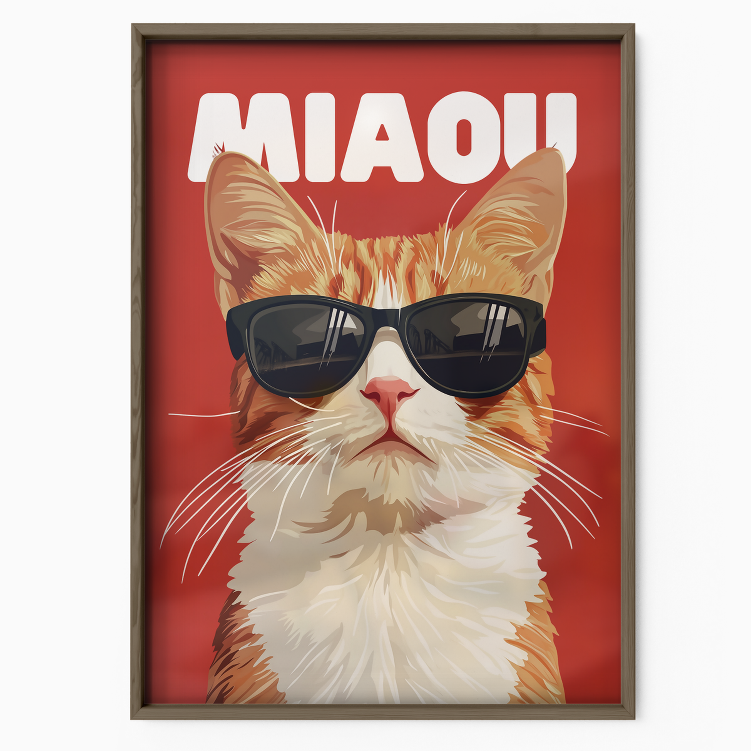 Groovy Cat Red Miaou