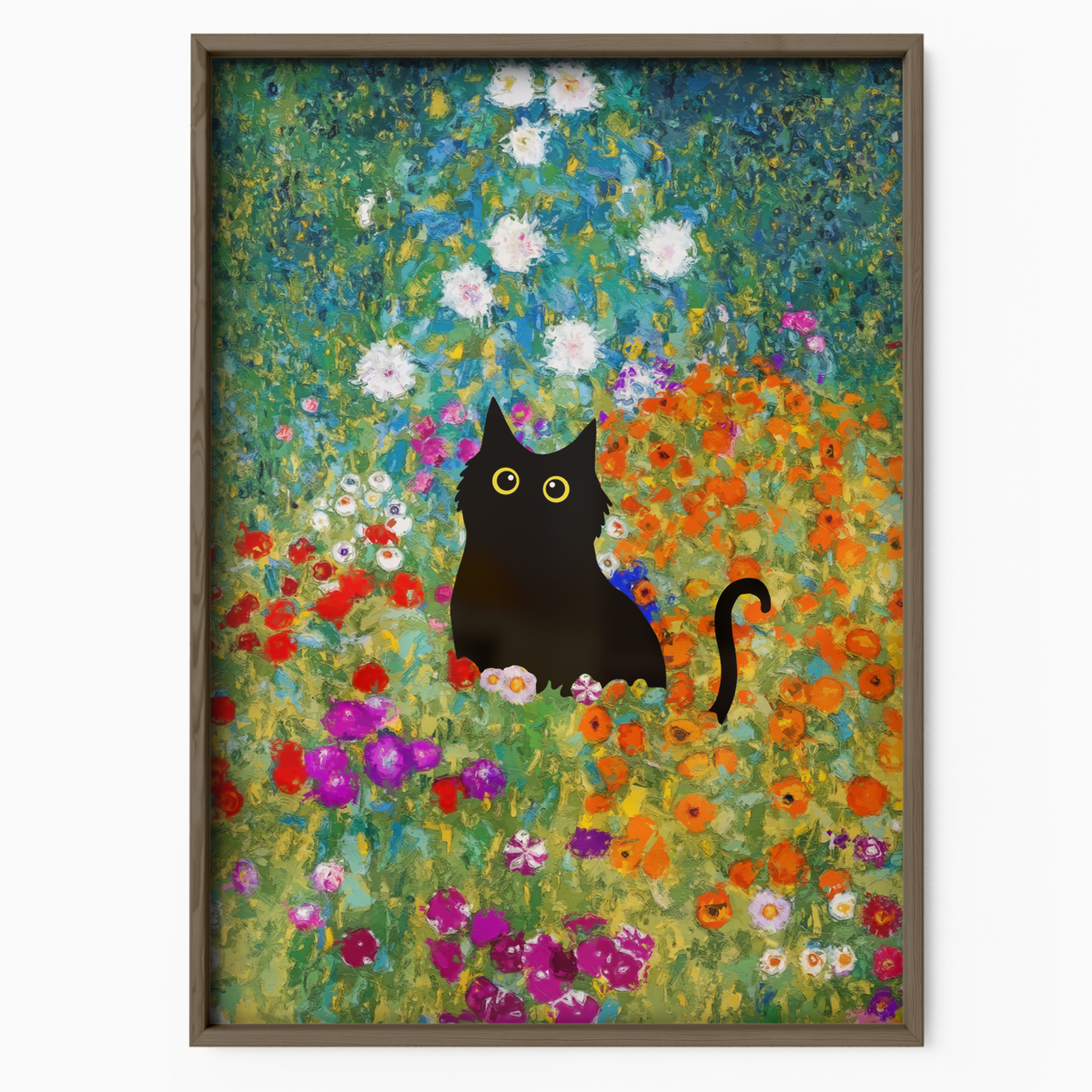 Klimt Cat Garden 3 3