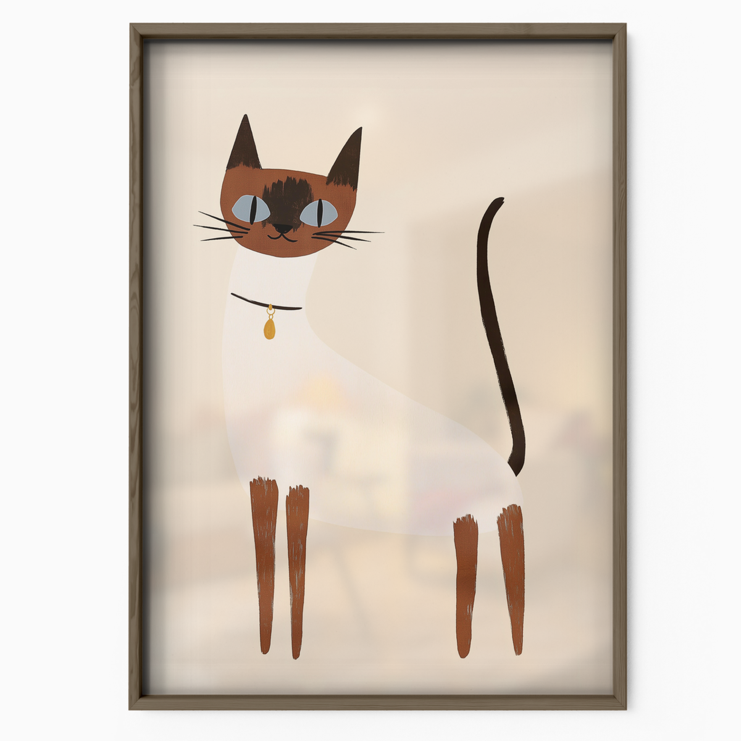 Pop Cat Elegant Siamese