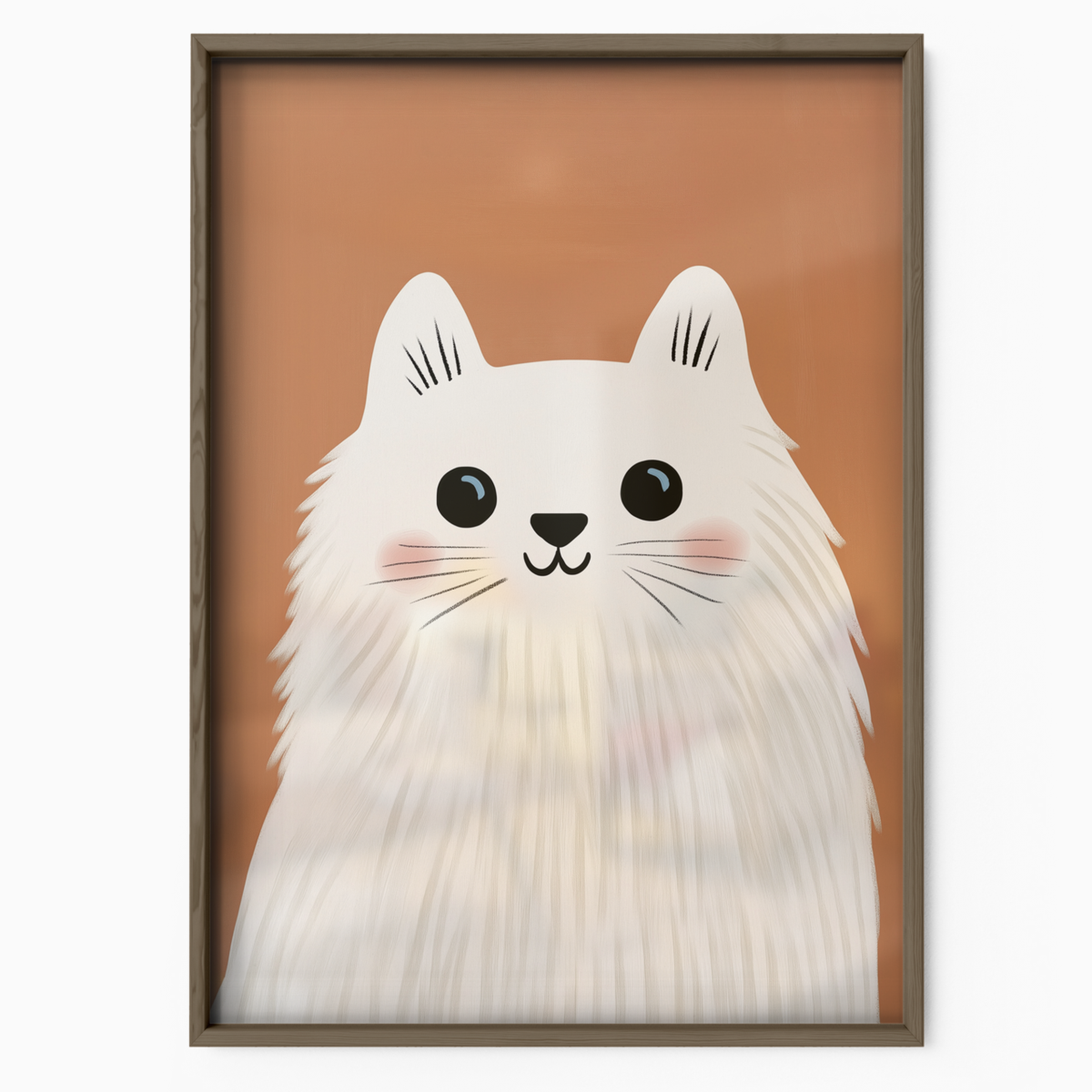 Pop Cat Fluffy White