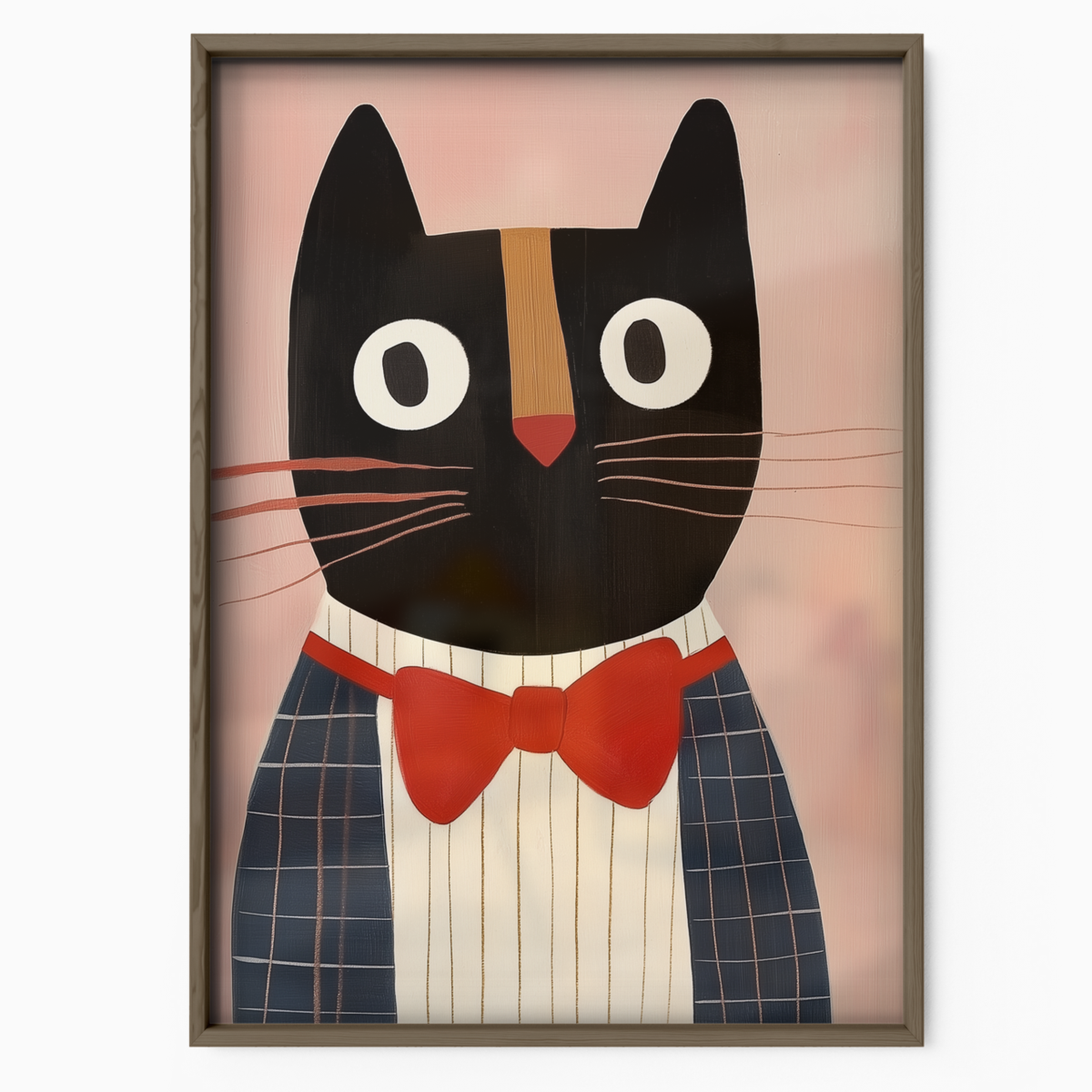 Pop Cat Gentleman Check