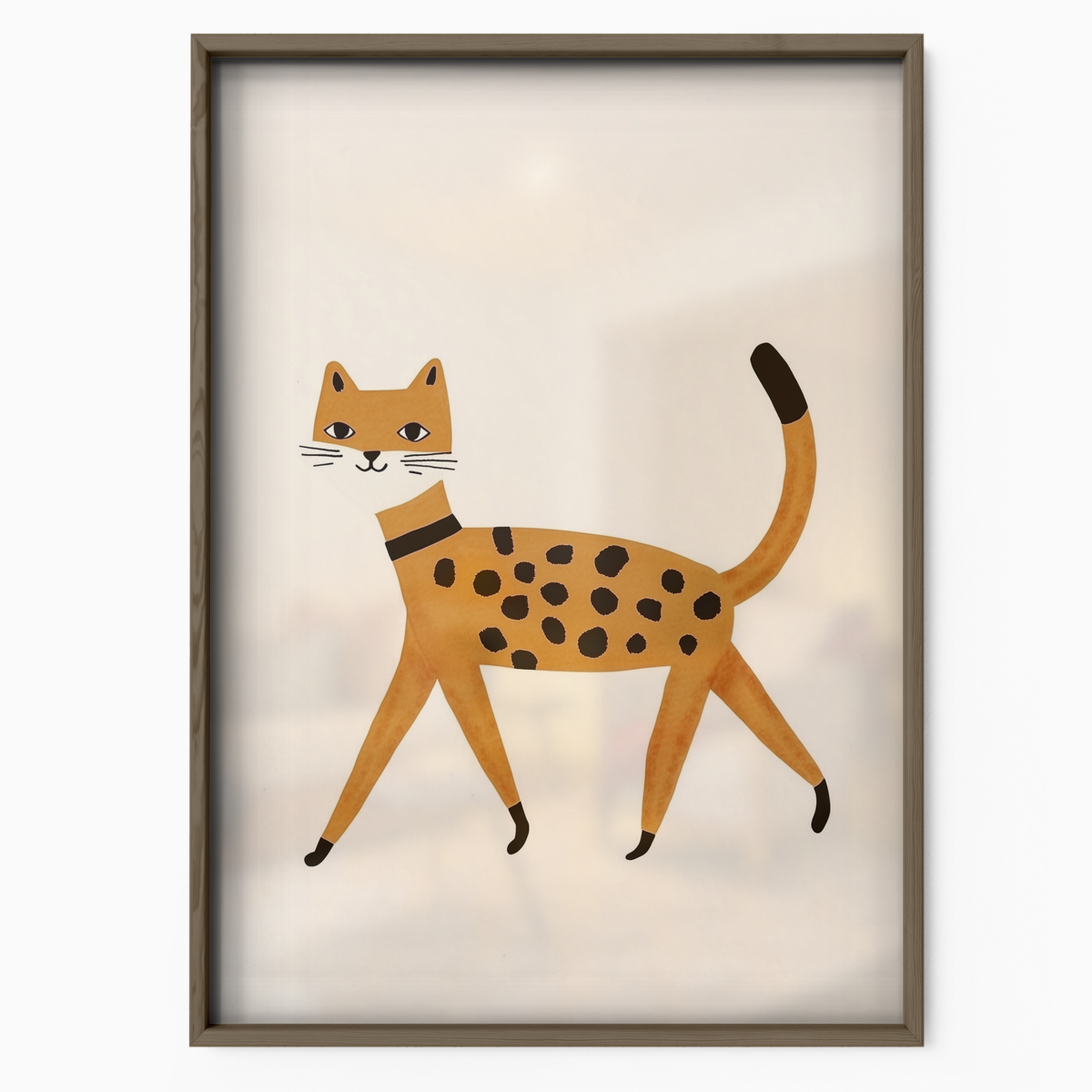 Pop Cat Golden Leopard