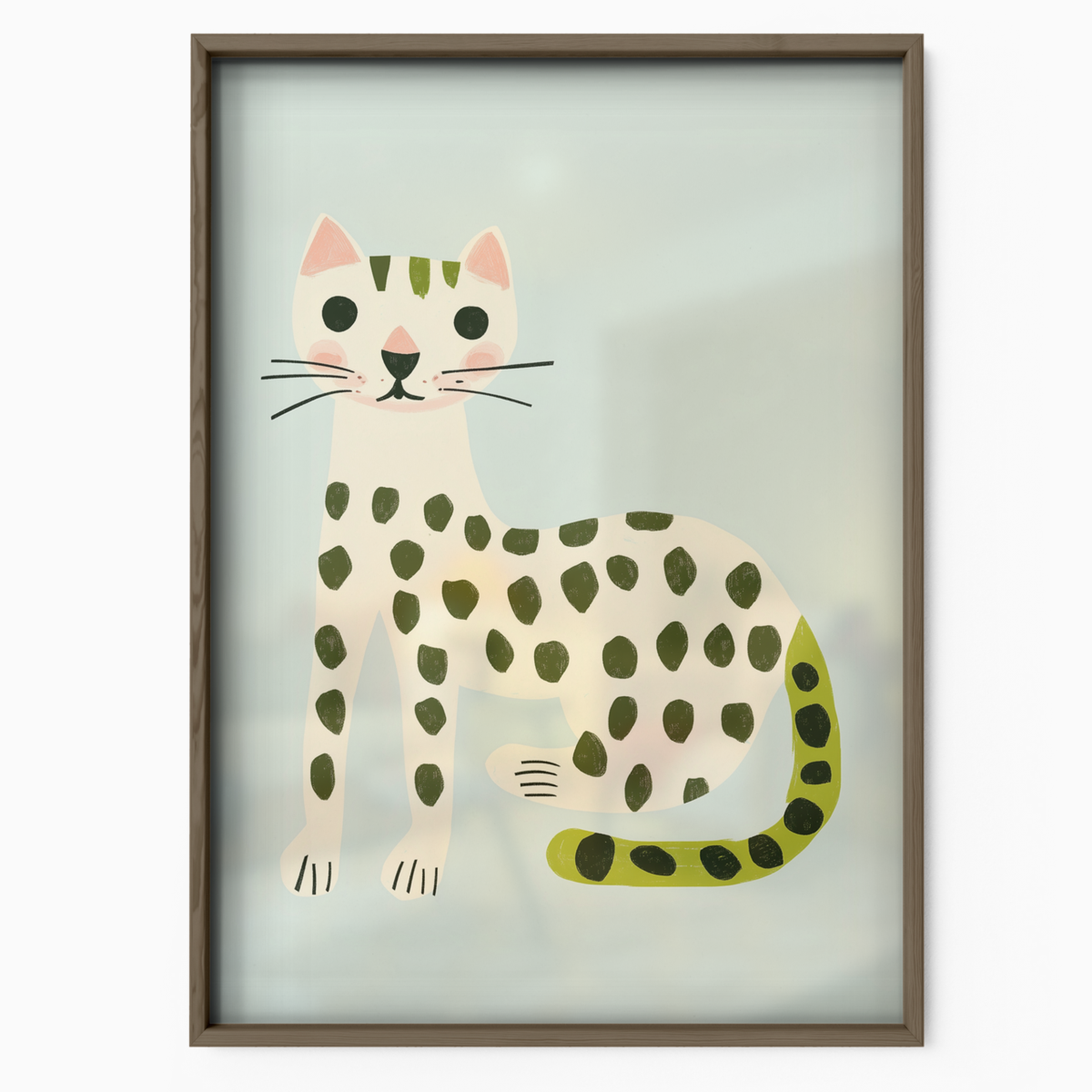 Pop Cat Green Dots