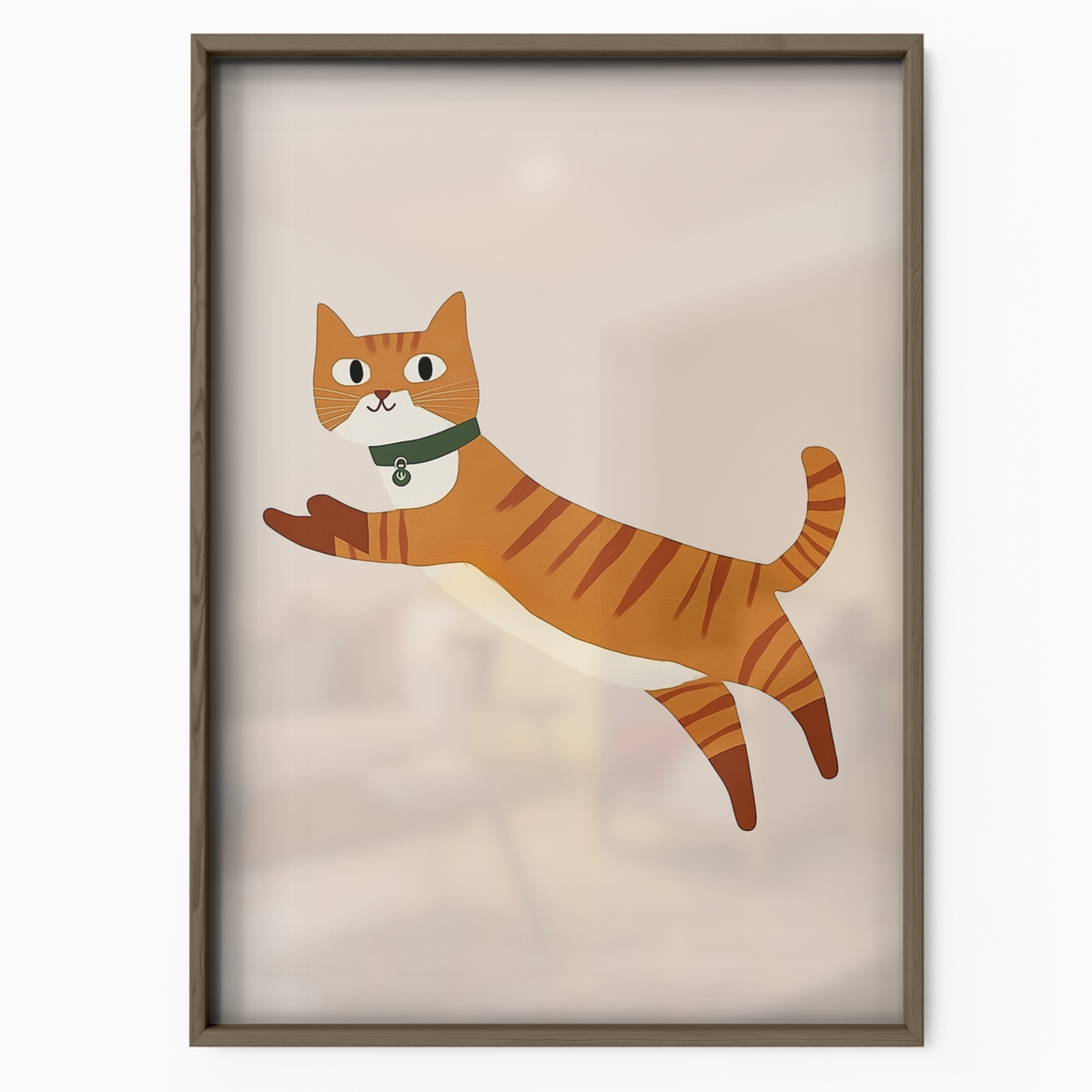 Pop Cat Leaping Tiger