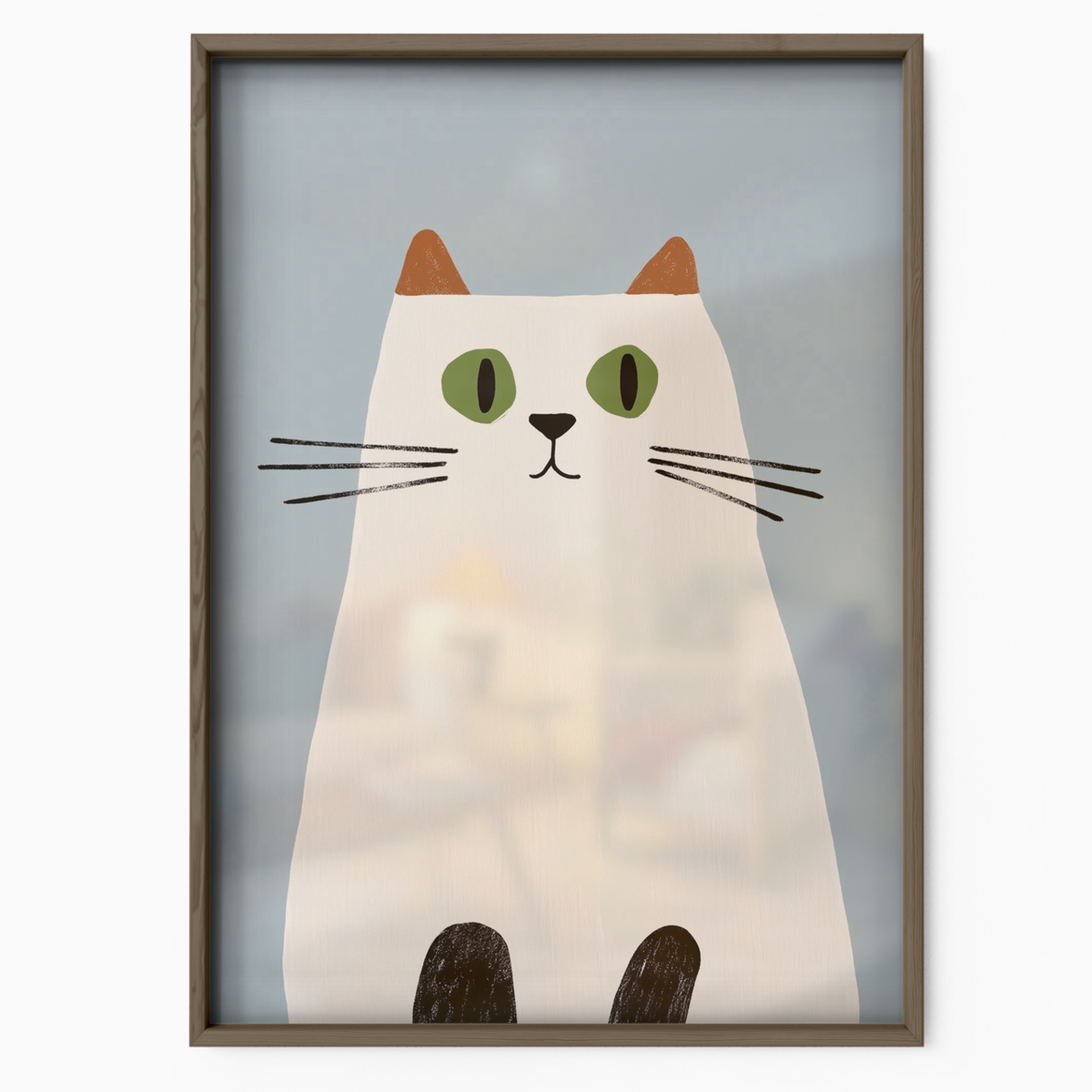 Pop Cat White Whiskers