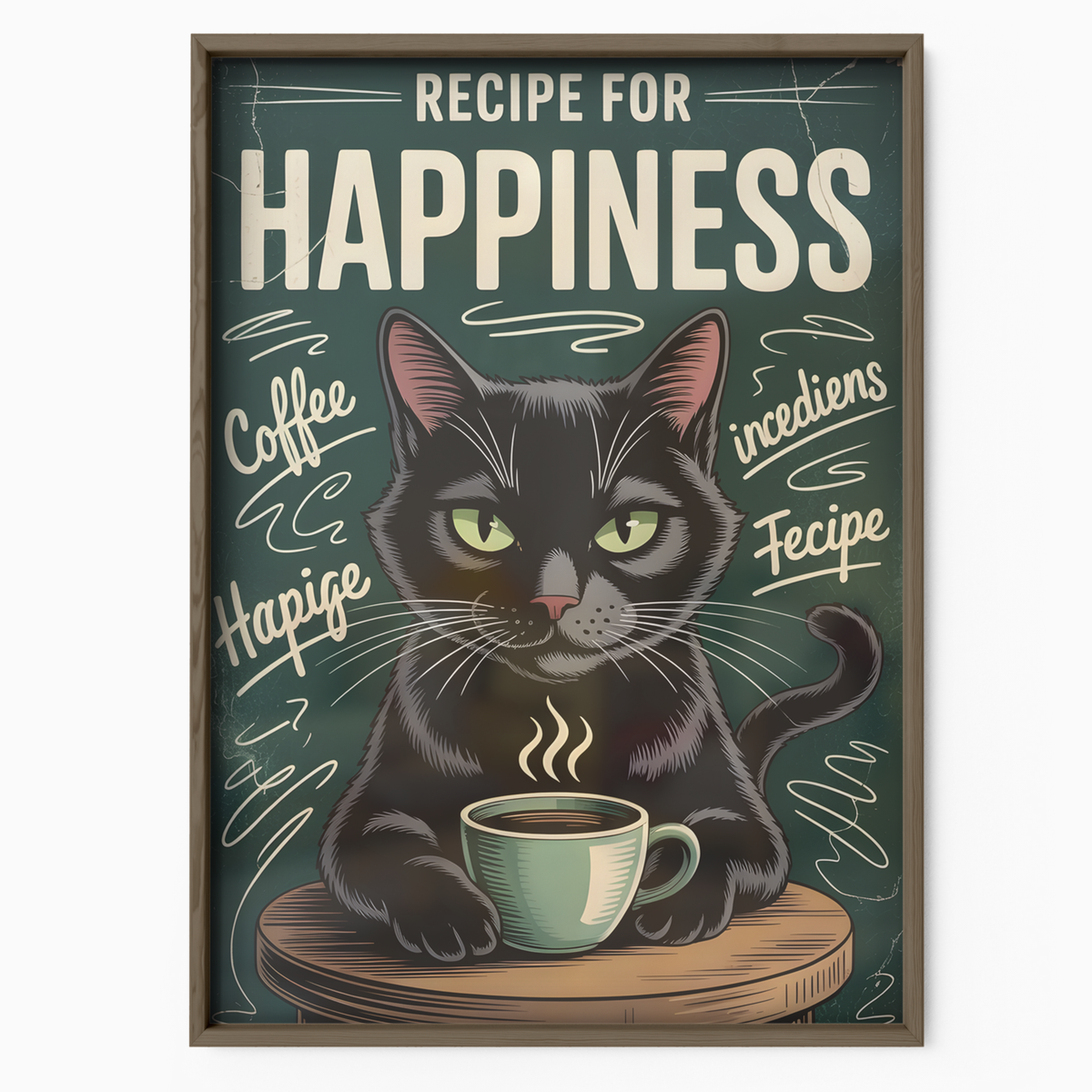 Recipe For Happiness Cat