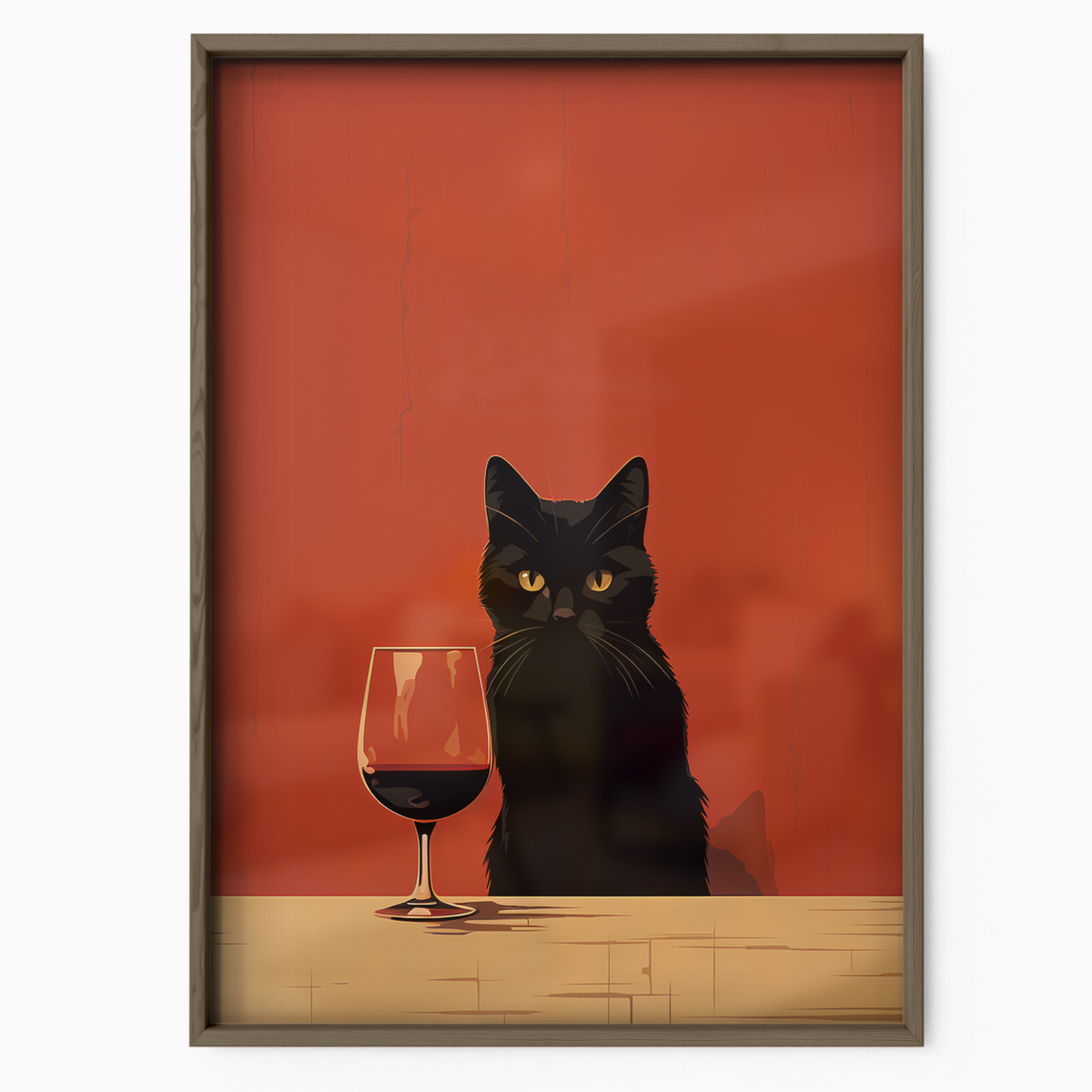 Red Room Black Cat