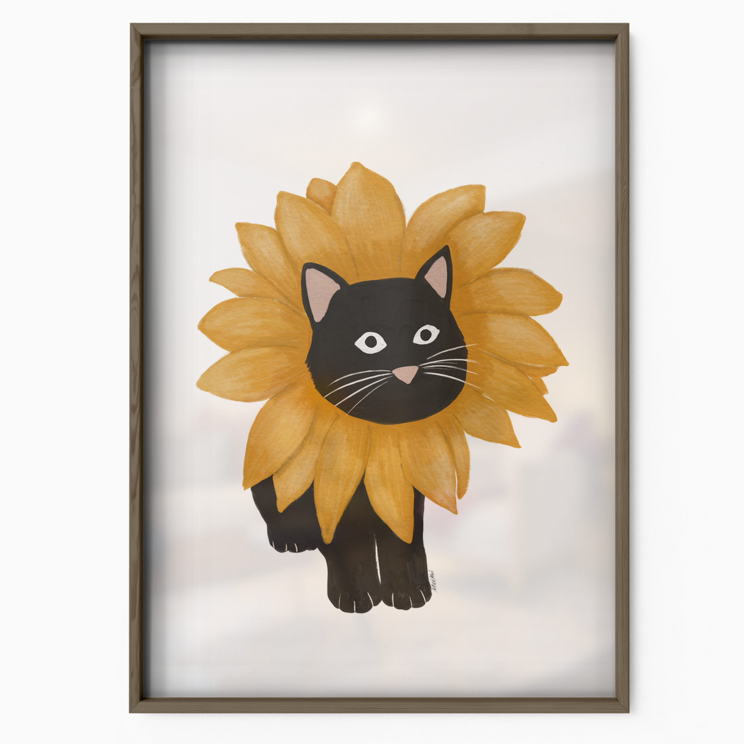 Sunflower Cat
