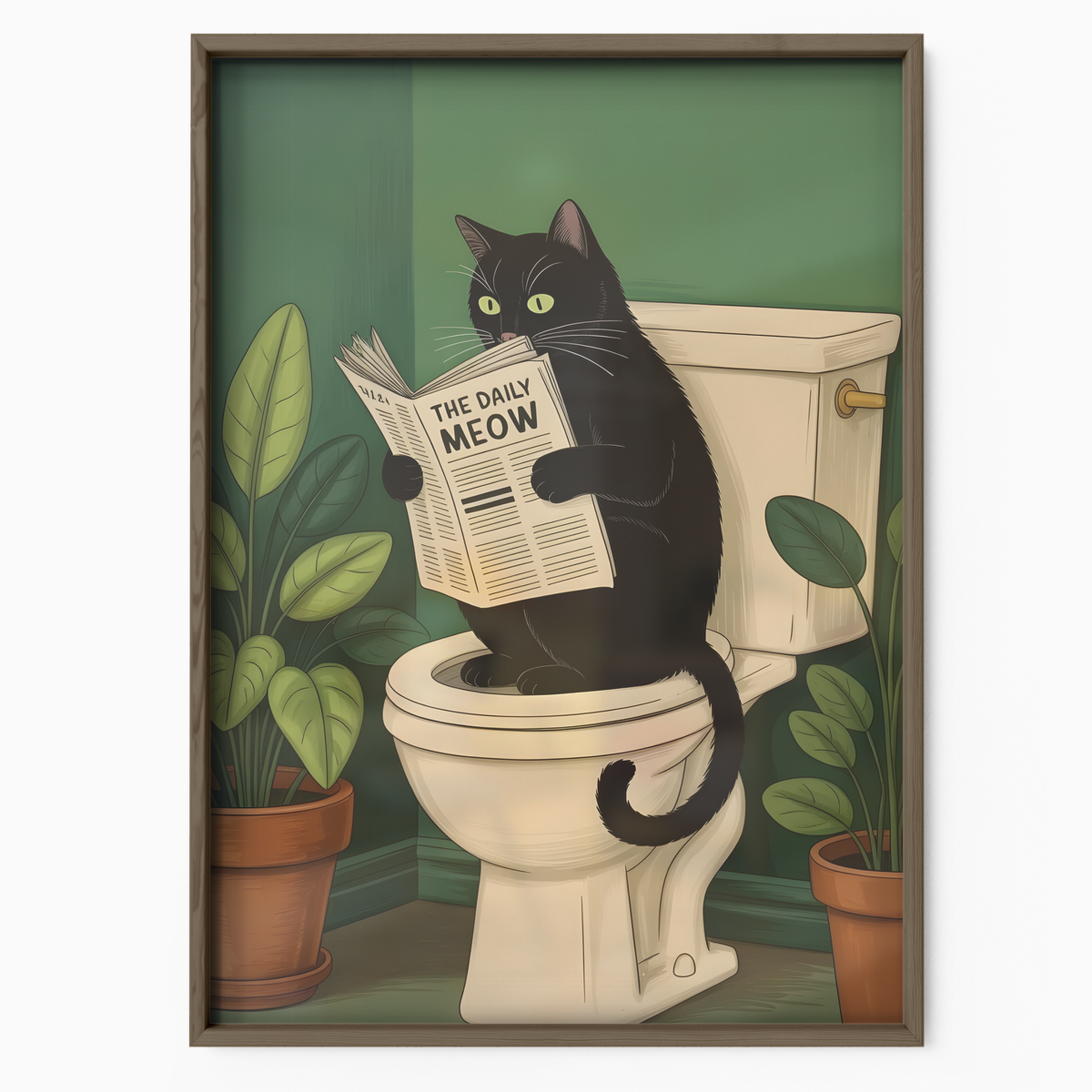 Toilet Reader Cat 2