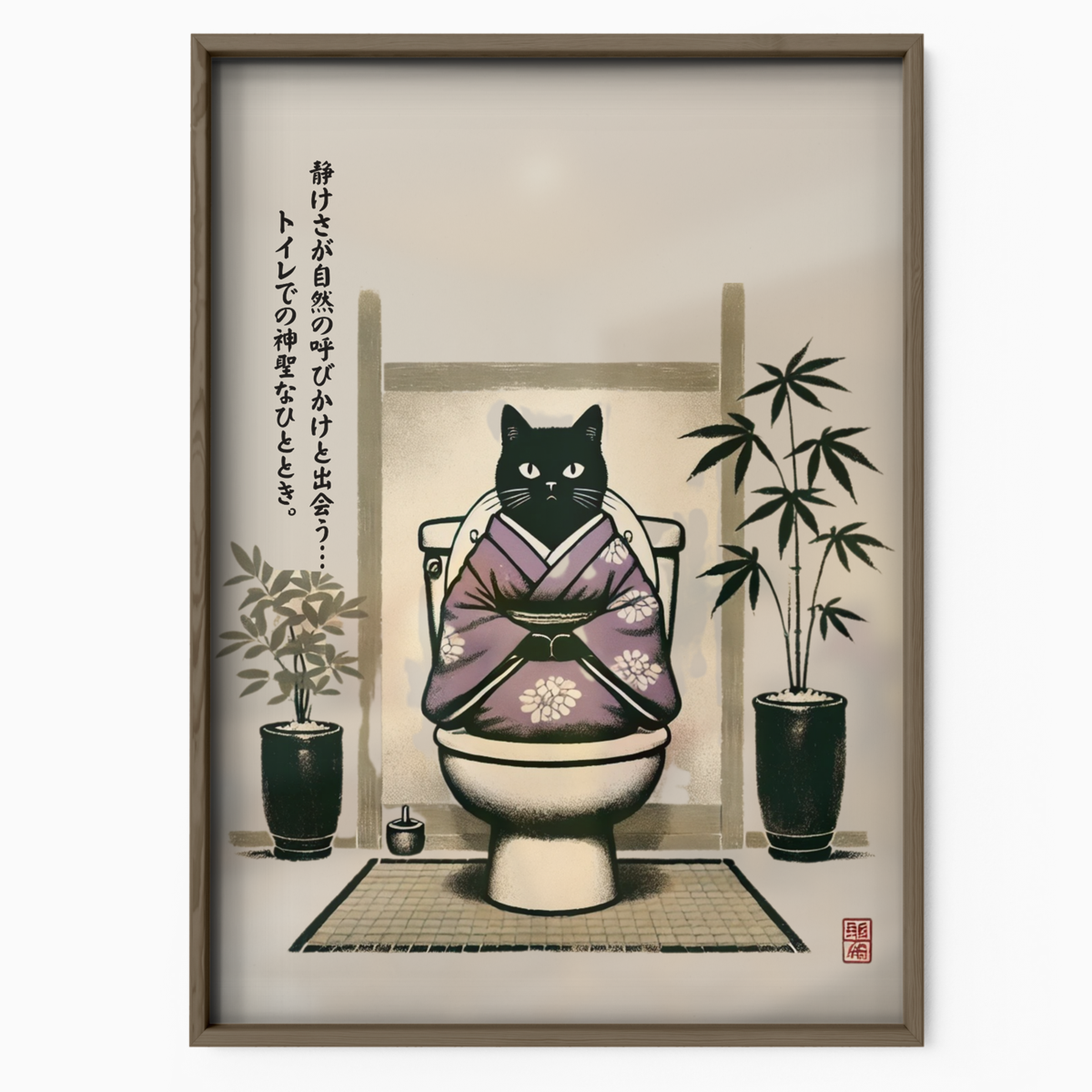 Zen Cat Garden Peace