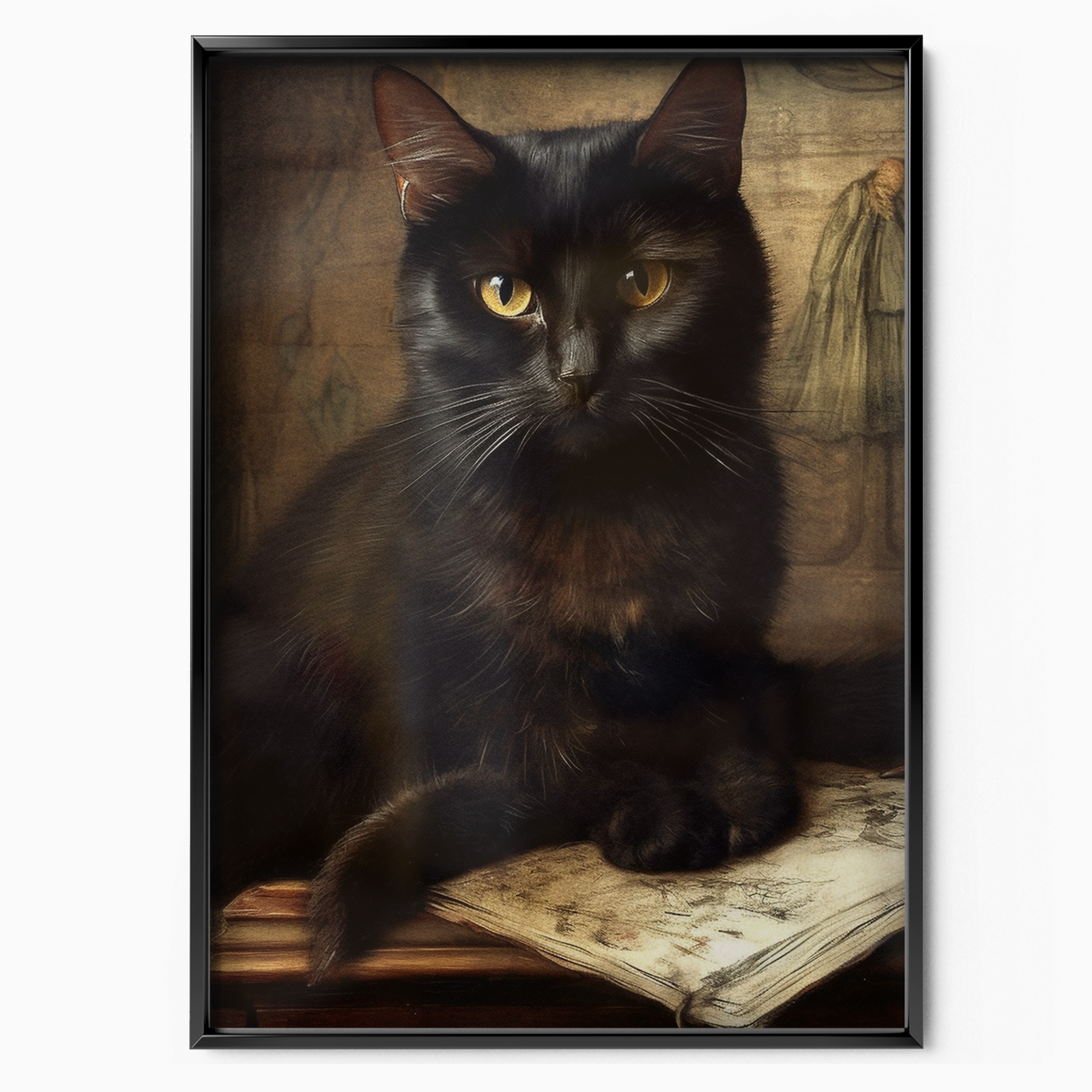 Artsy Cat Golden Gaze