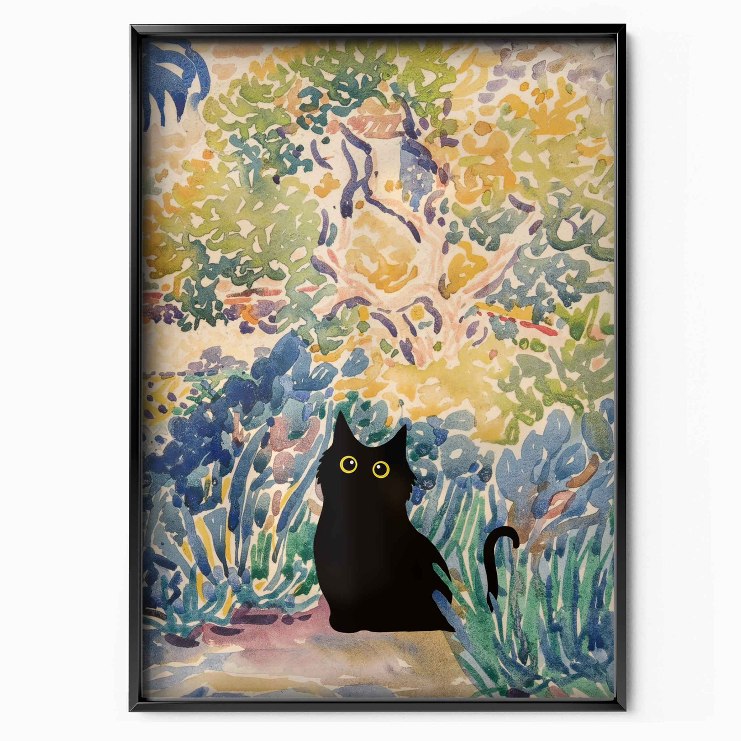 Black Cat In Courbet Field