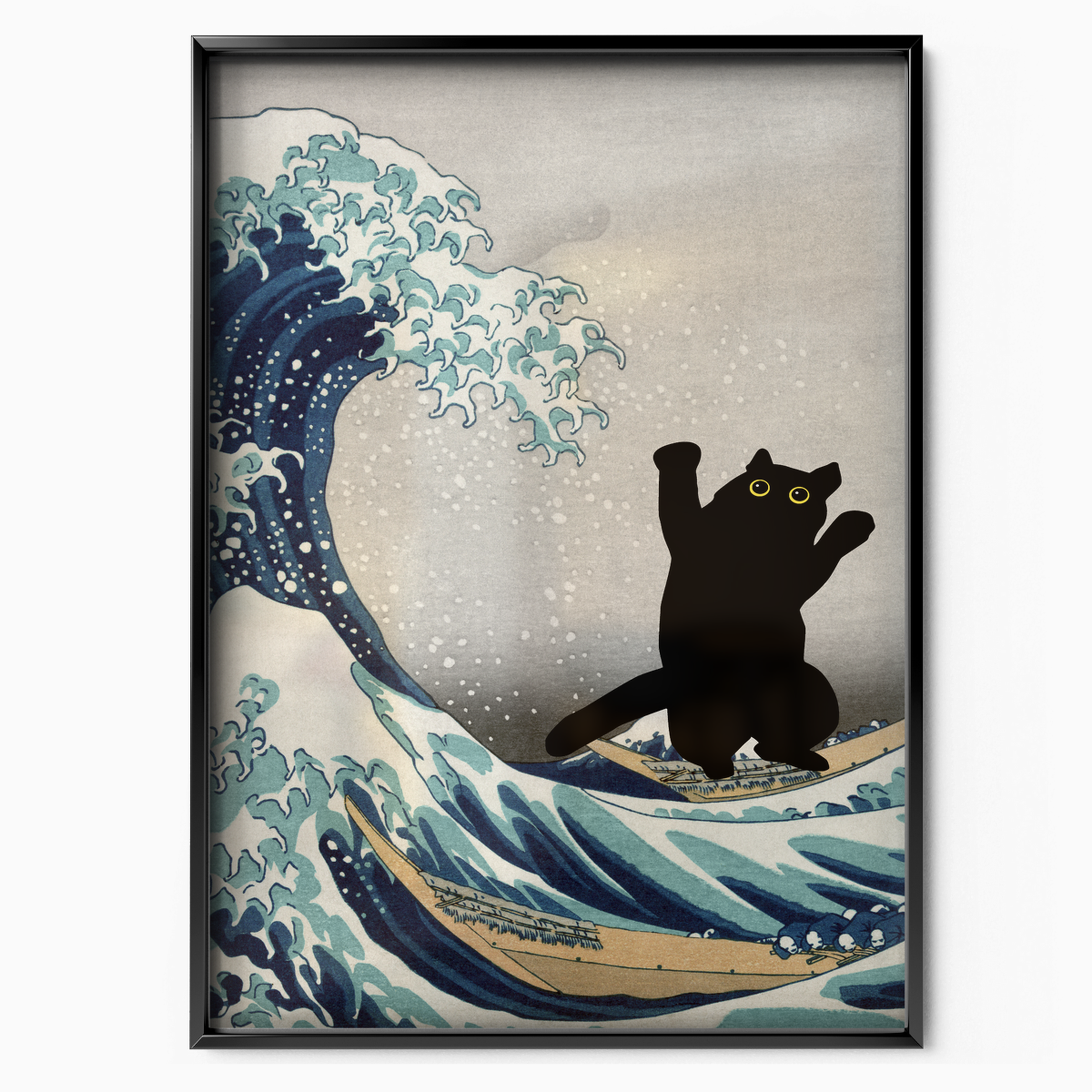 Black Cat X Katsushika Hokusai