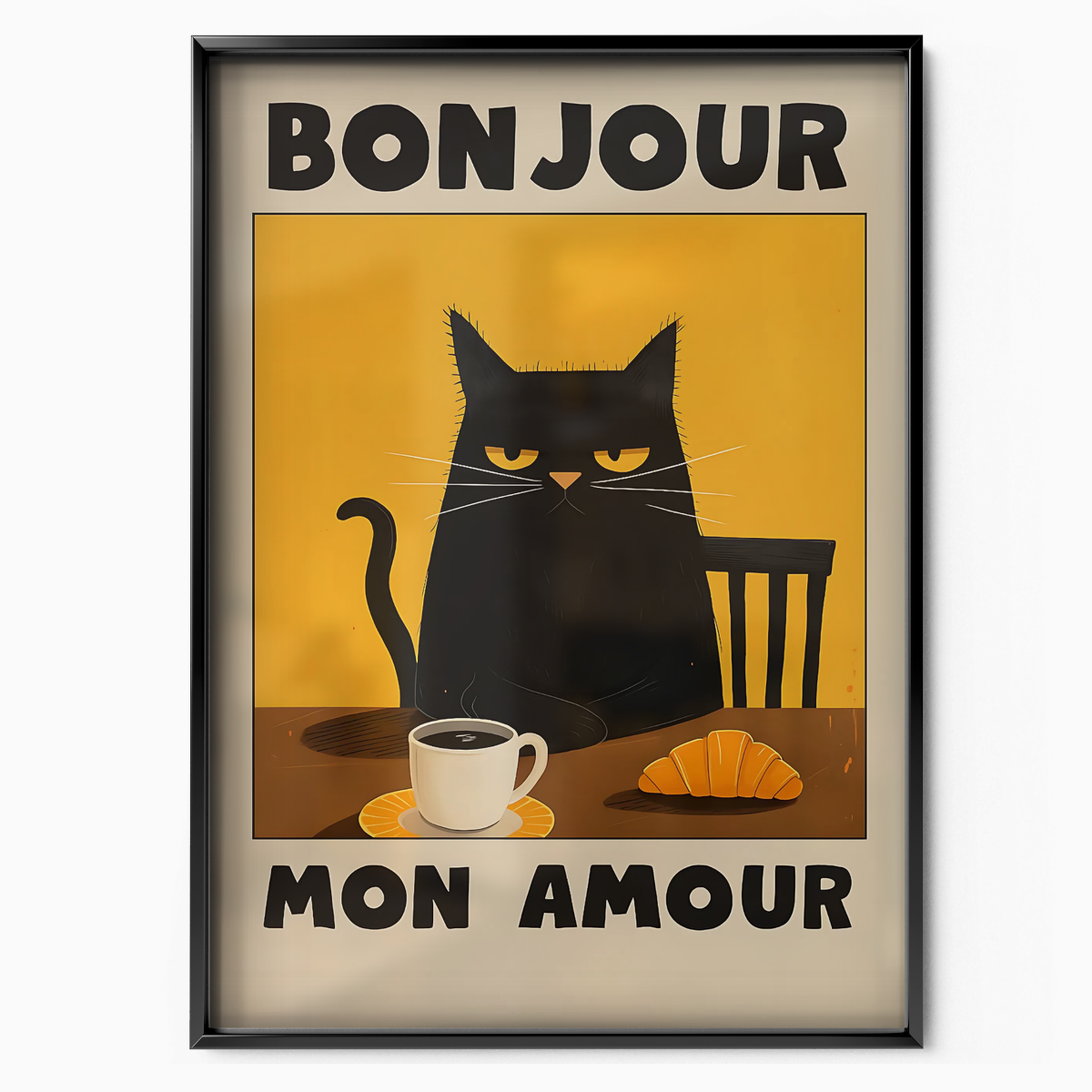 Cat Bonjour Mon Amour