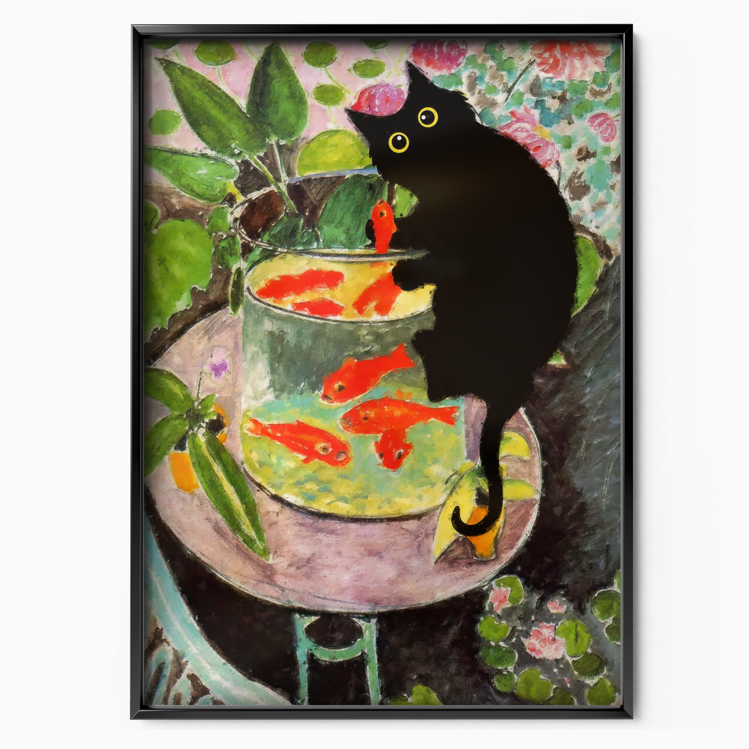 Cat Goldfish X Matisse