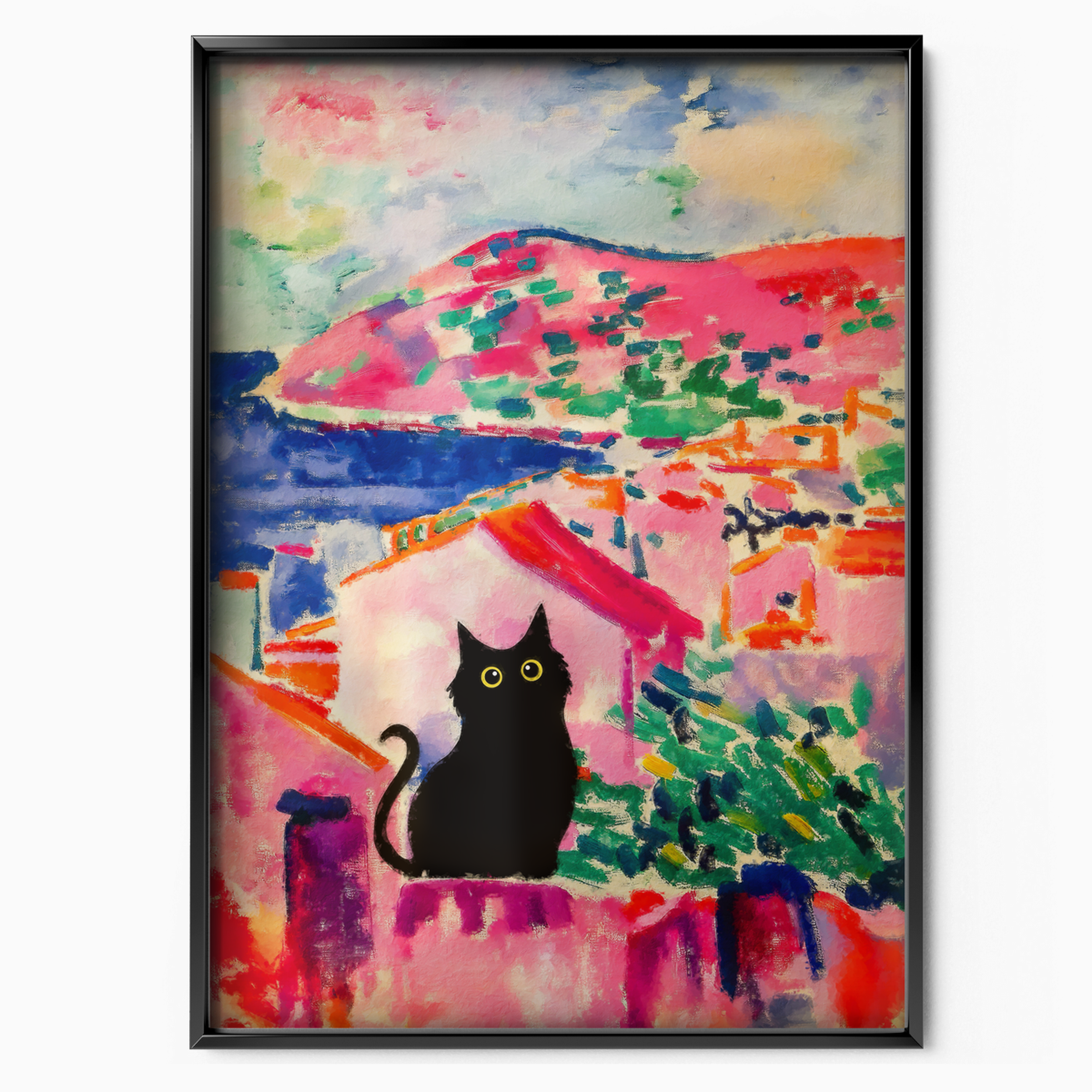Cat Matisse Mediterranean Landscape