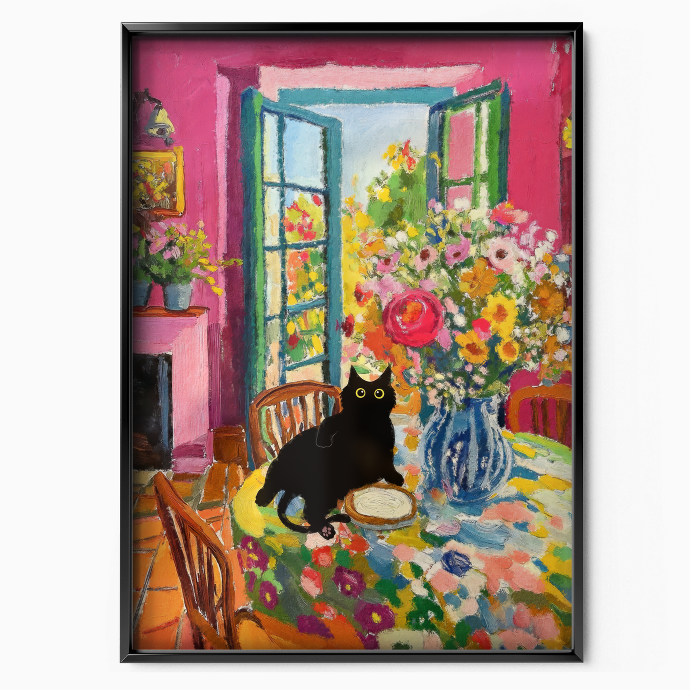 Cat Matisse Window