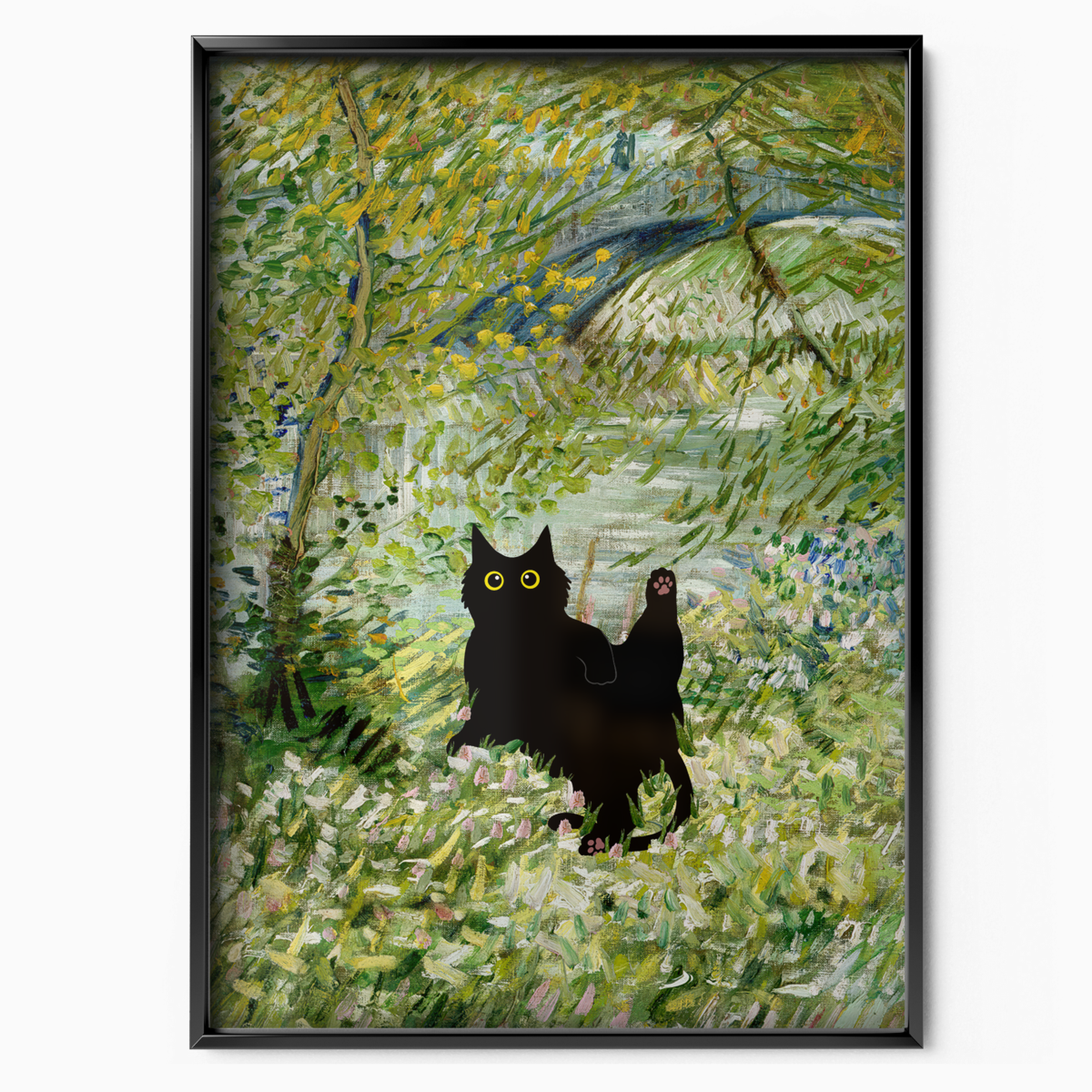 Cat Monet Spring