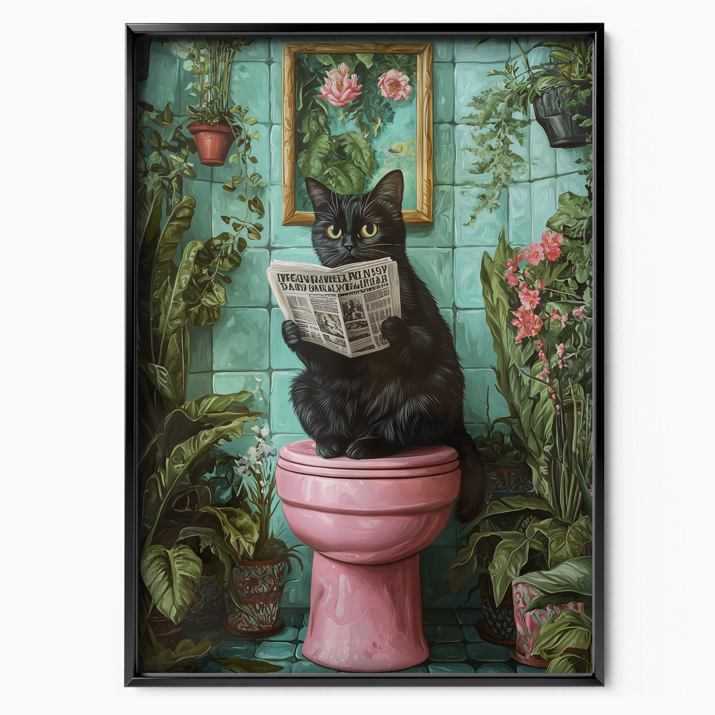 Cozy Cat Bathroom Reader
