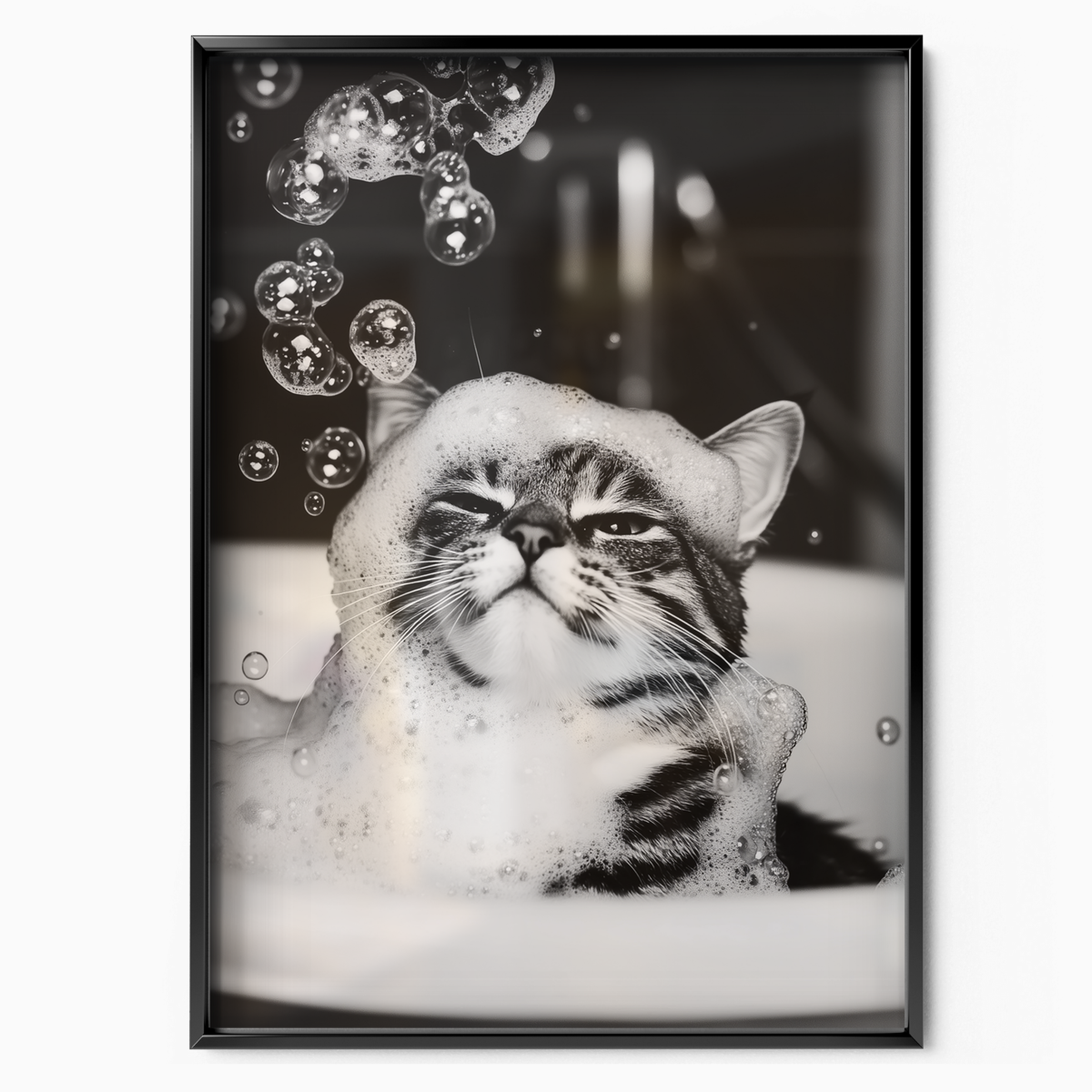 Cozy Cat Bubble Bliss