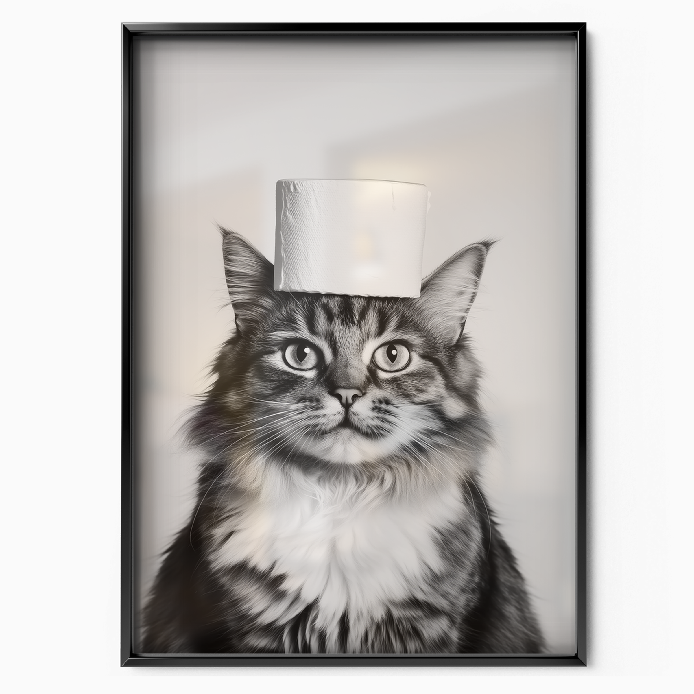 Cozy Cat Paper Roll Hat