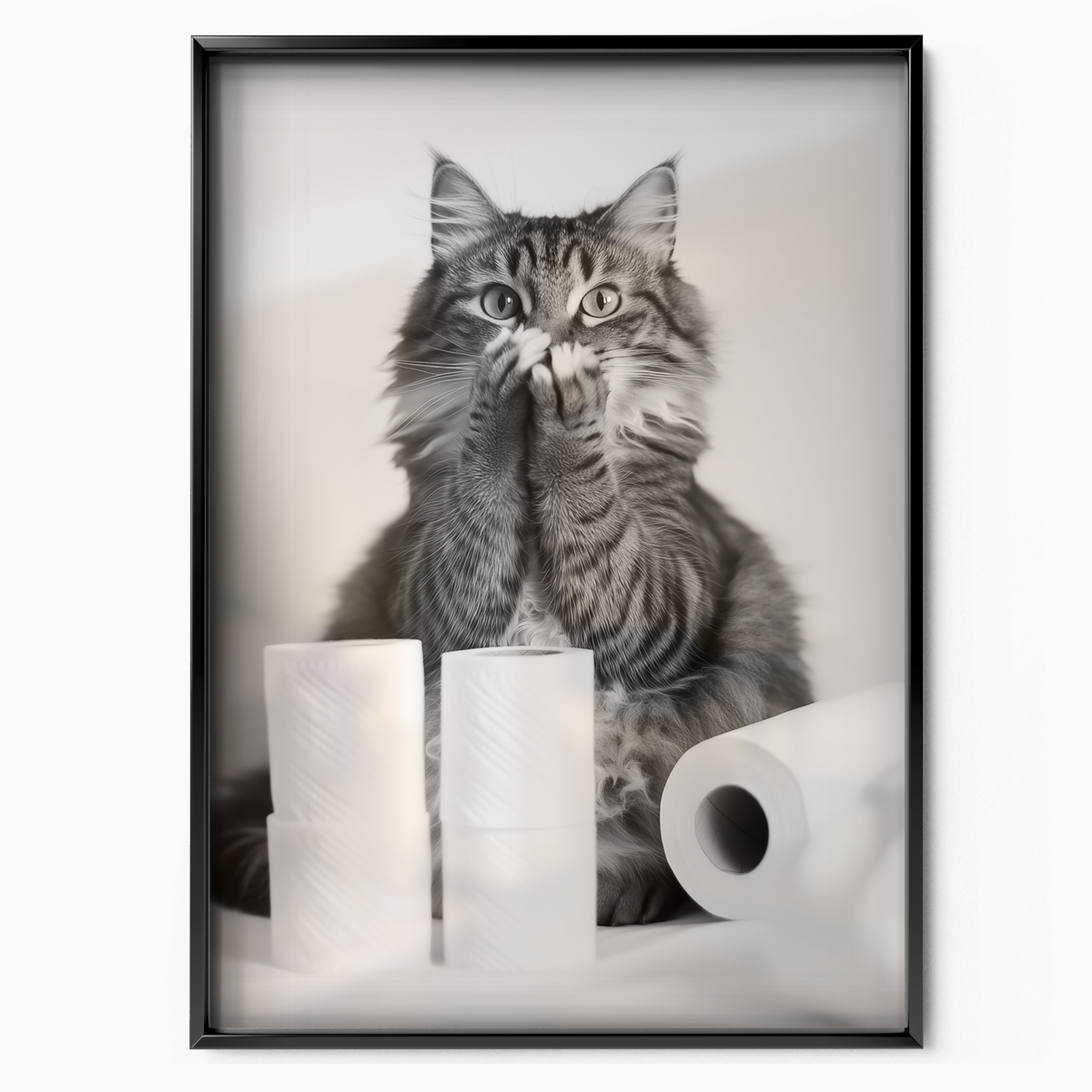 Cozy Cat Paper Tower