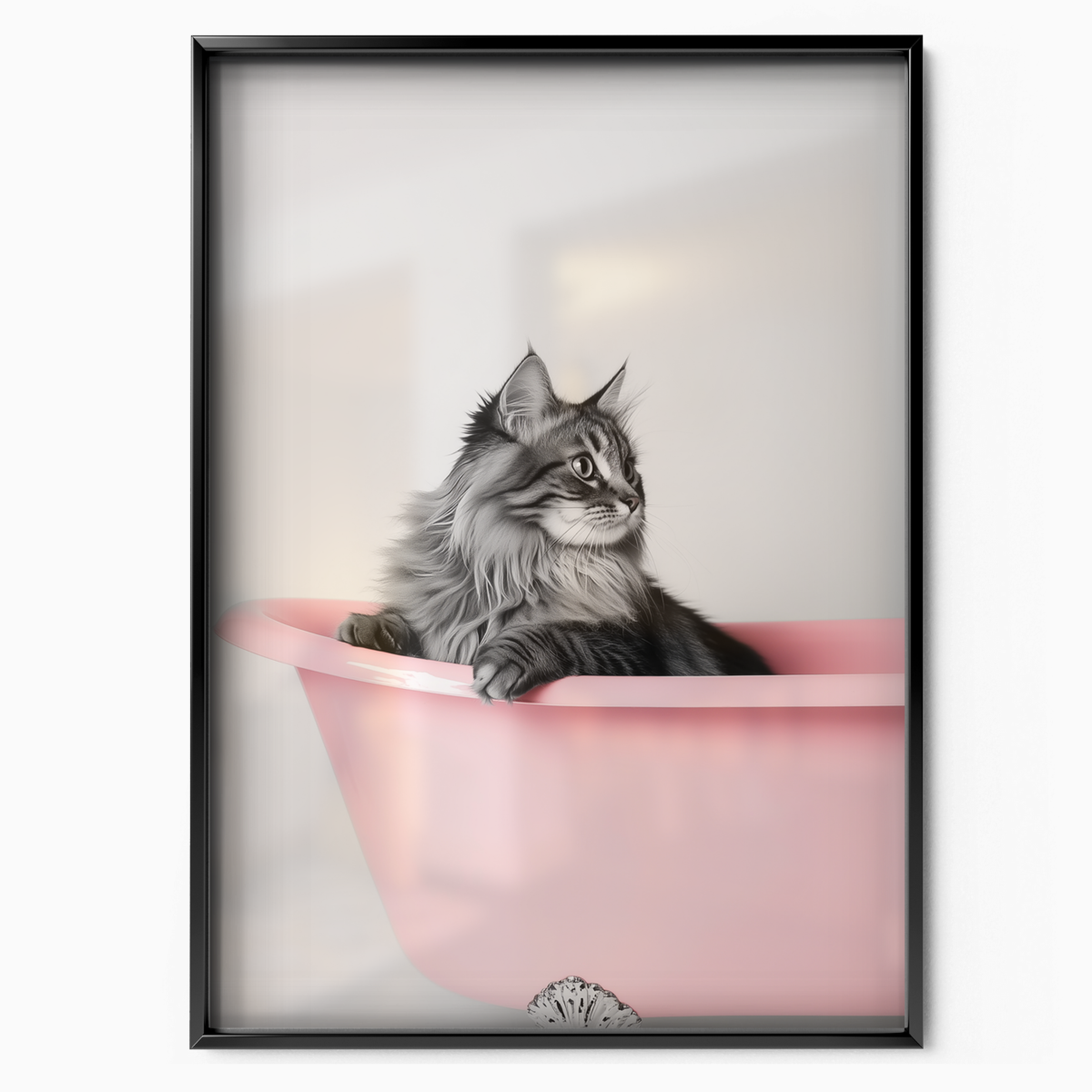 Cozy Cat Pink Bath