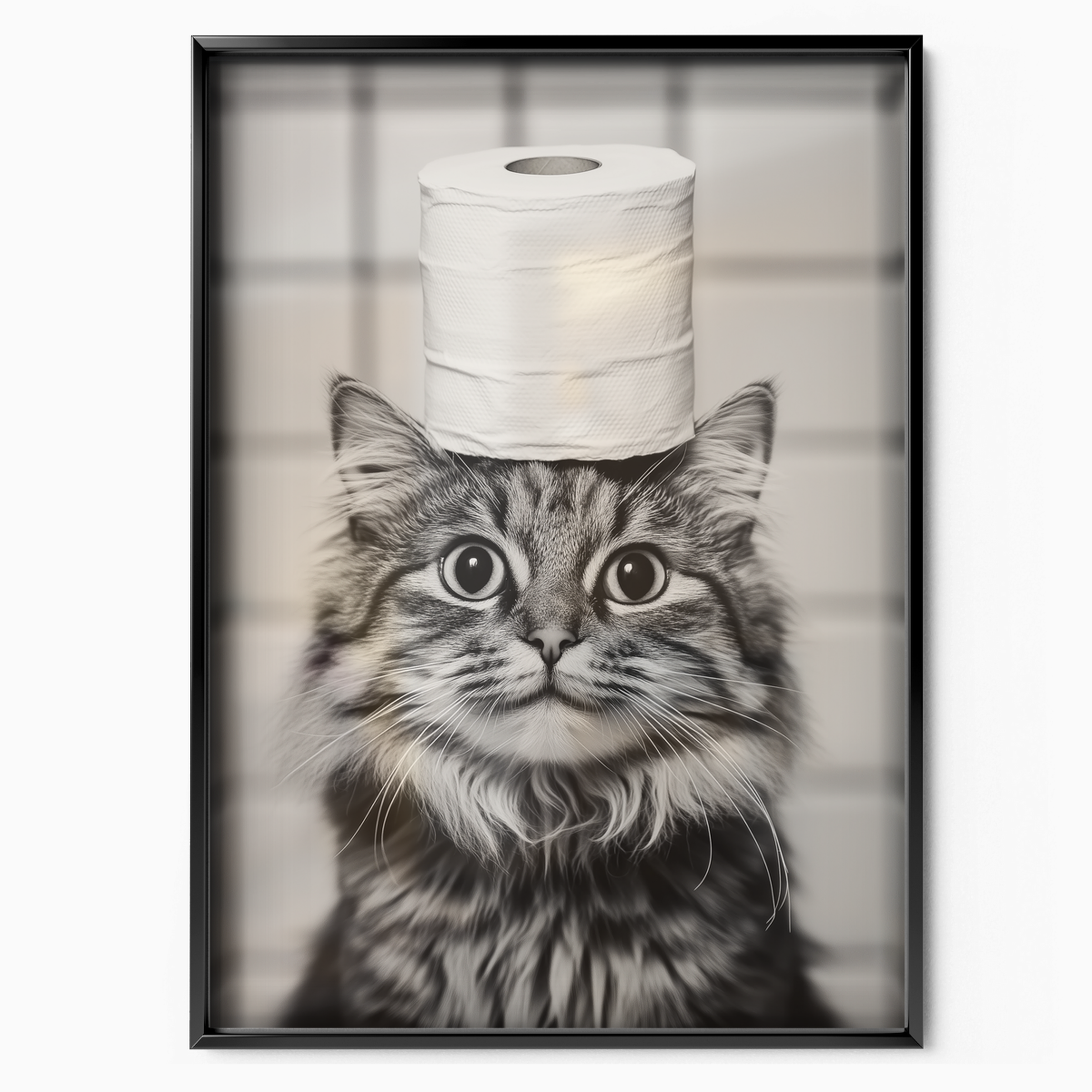 Cozy Cat Toilet Paper Crown