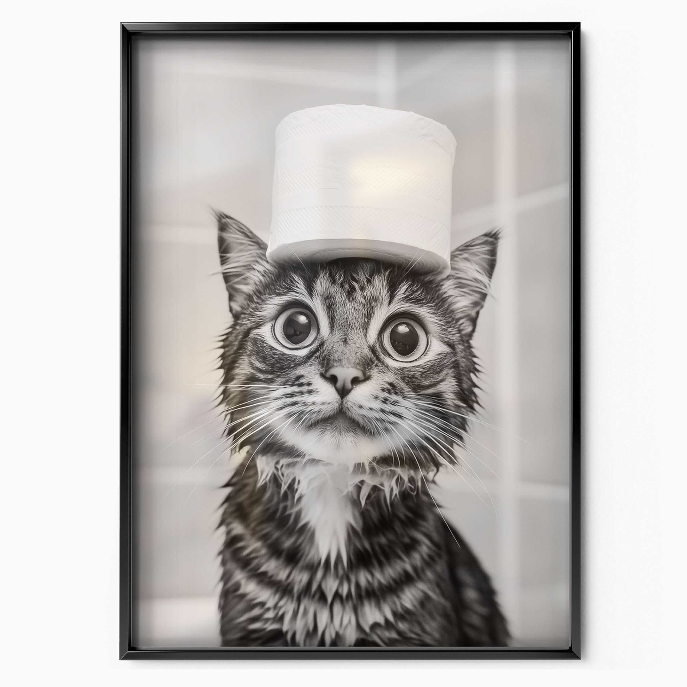 Cozy Cat Toilet Paper Hat 2