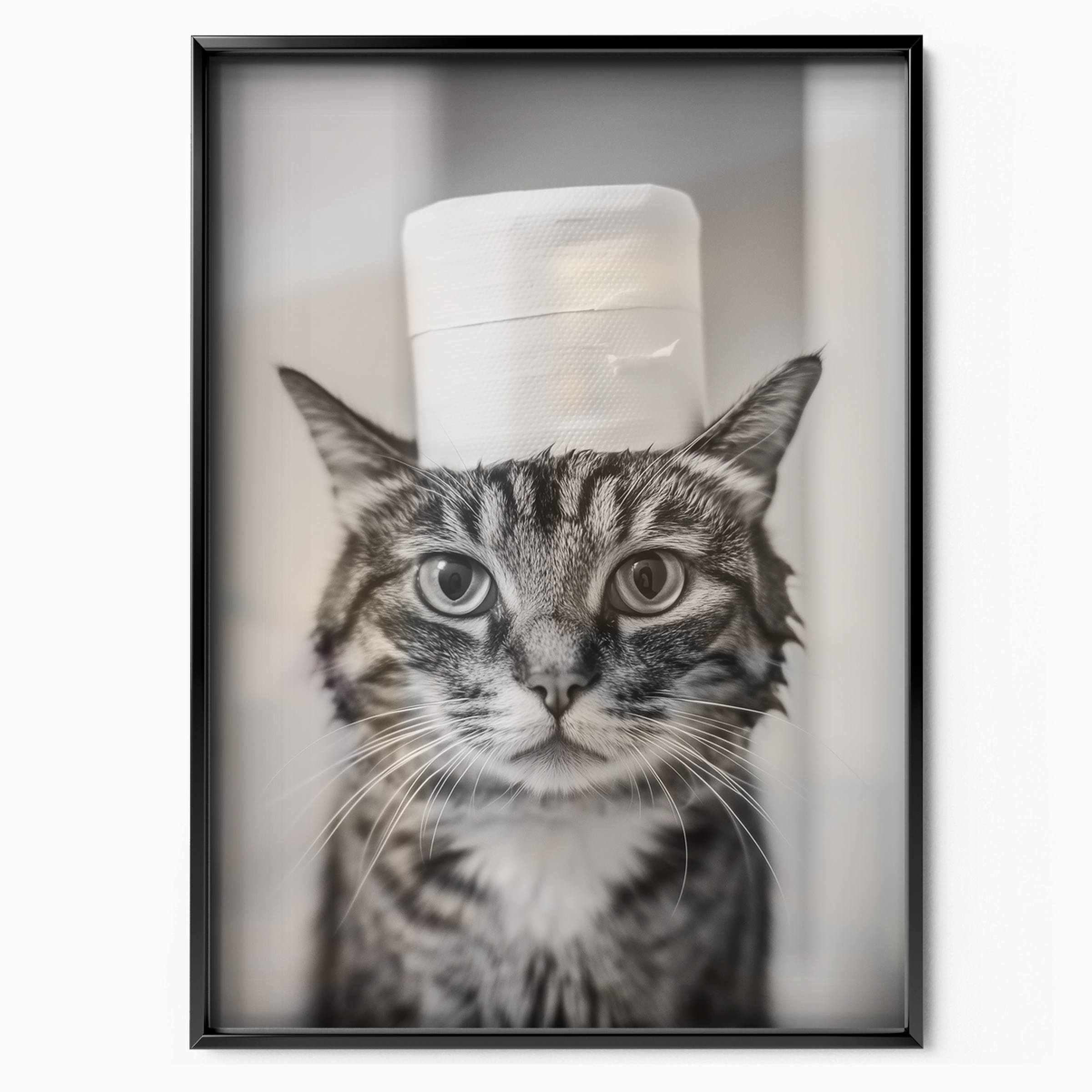 Cozy Cat Toilet Paper Hat