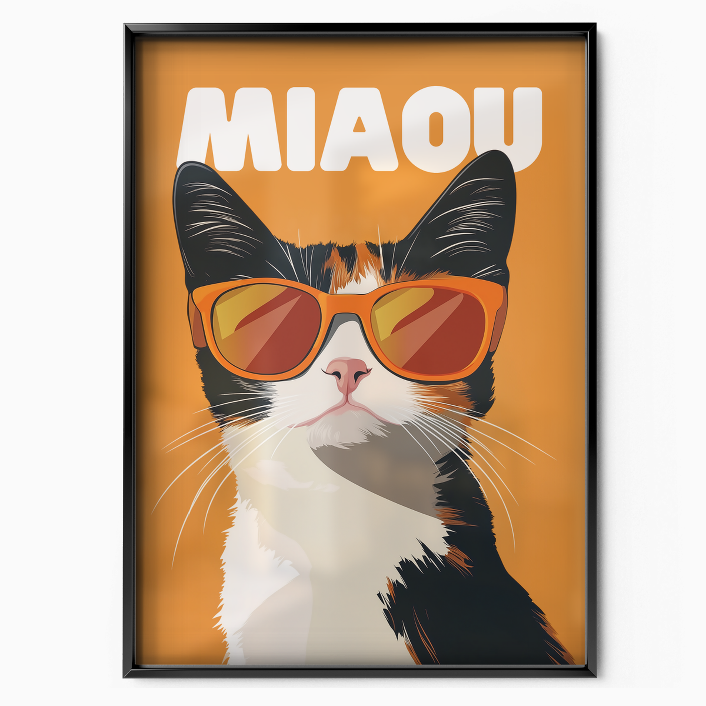 Groovy Cat Orange Miaou
