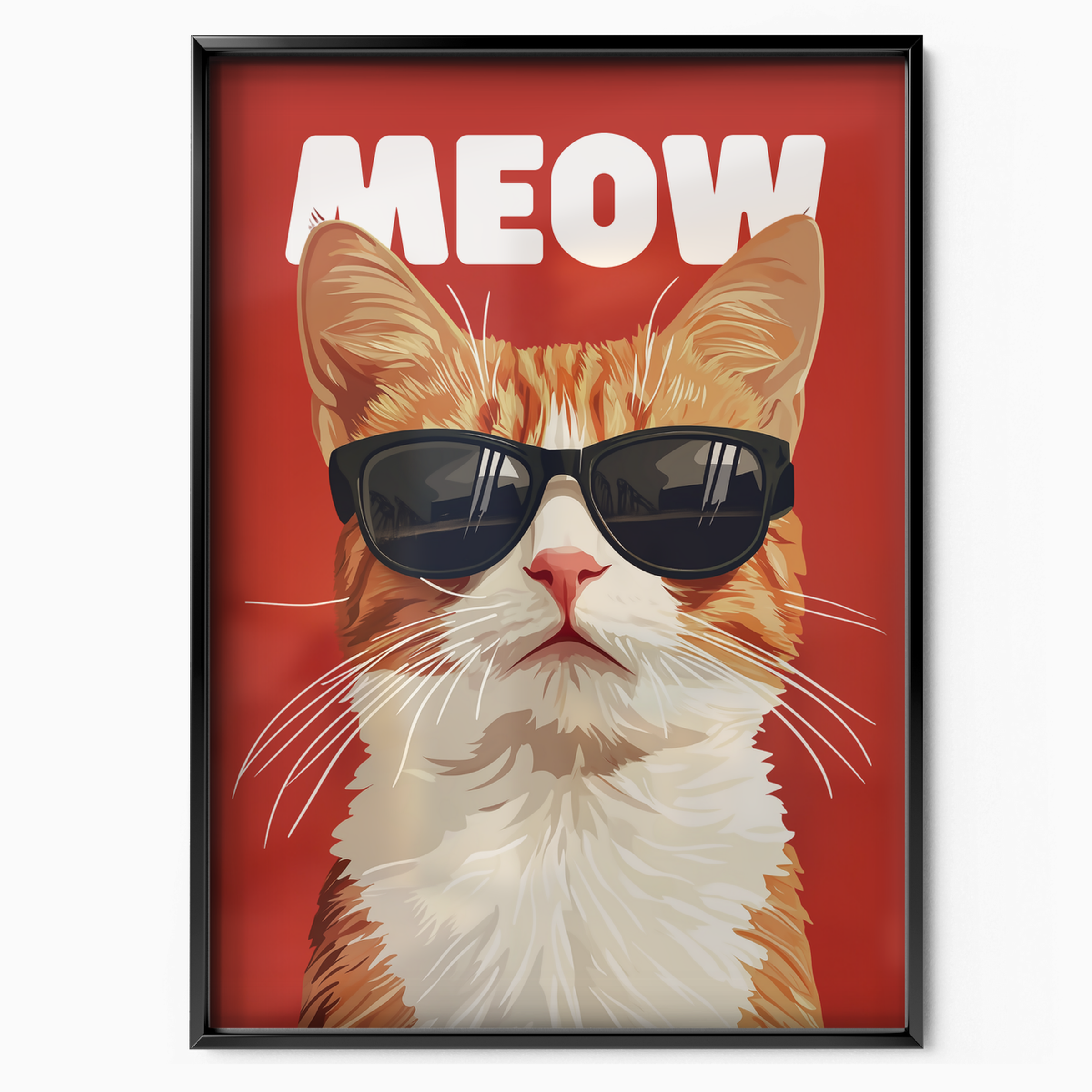 Groovy Cat Red Meow