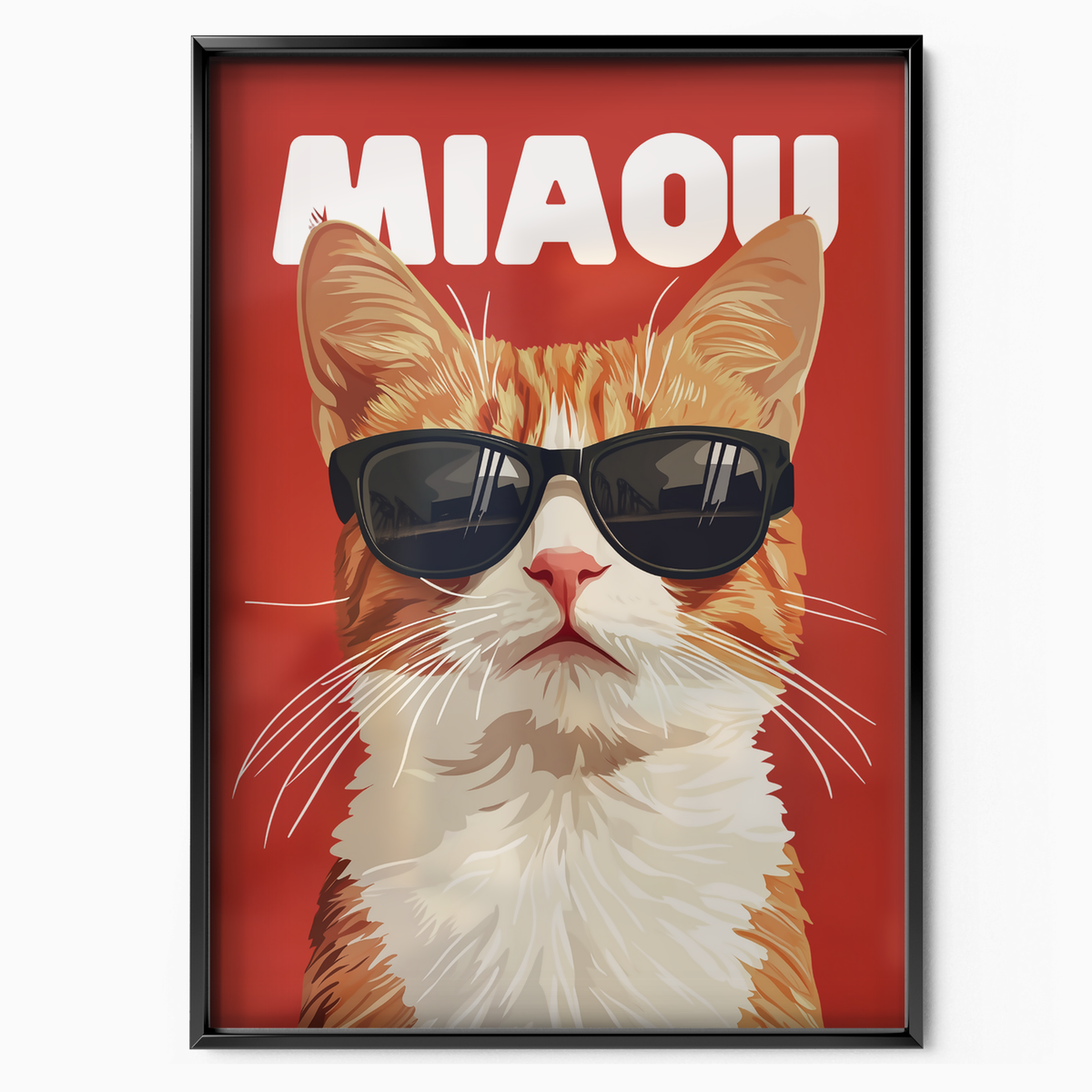 Groovy Cat Red Miaou