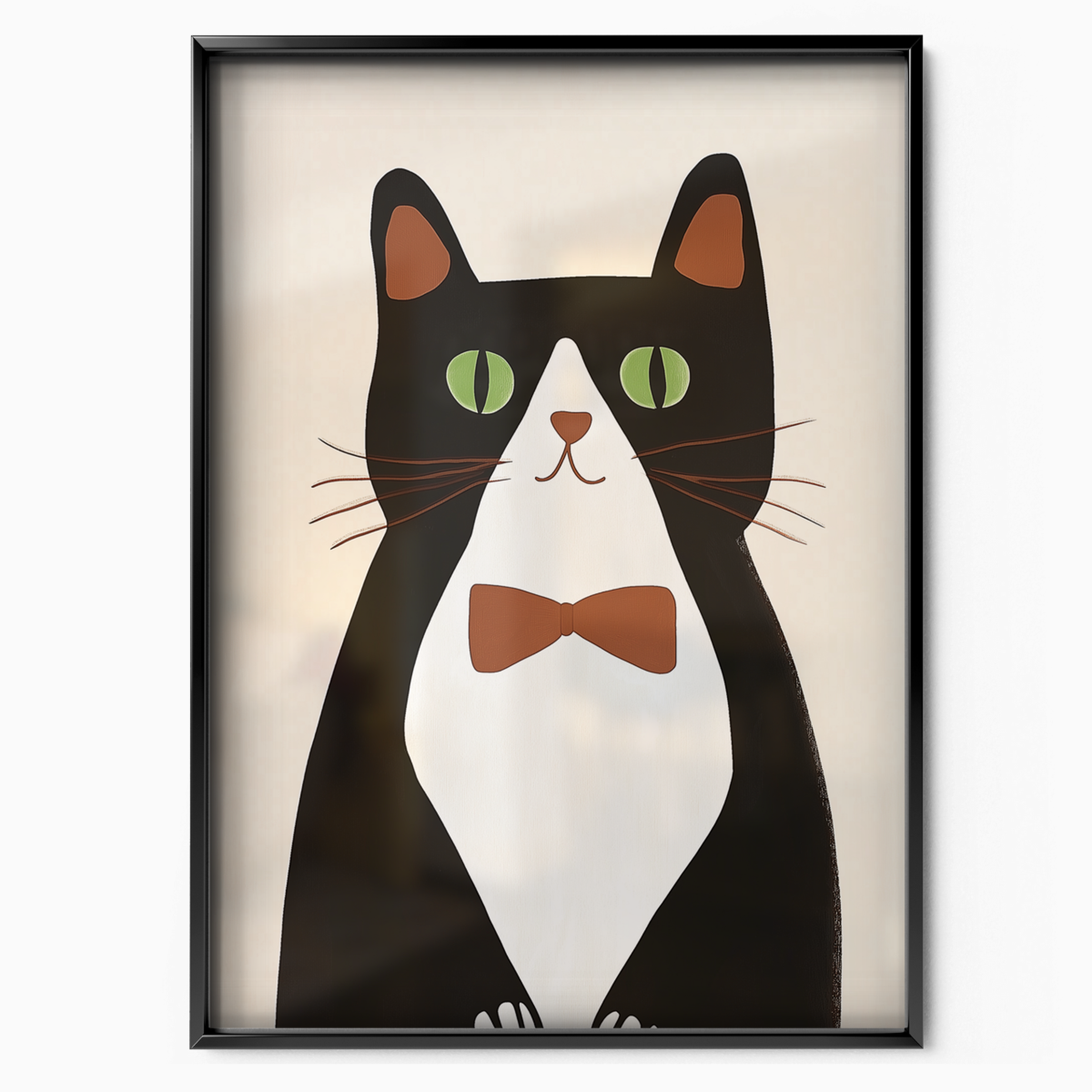 Pop Cat Brown Bowtie