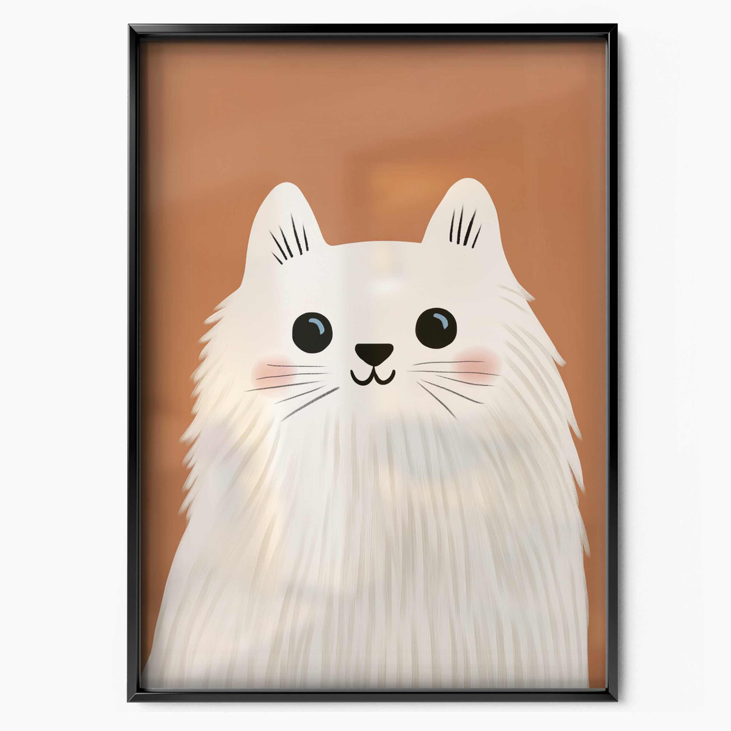 Pop Cat Fluffy White