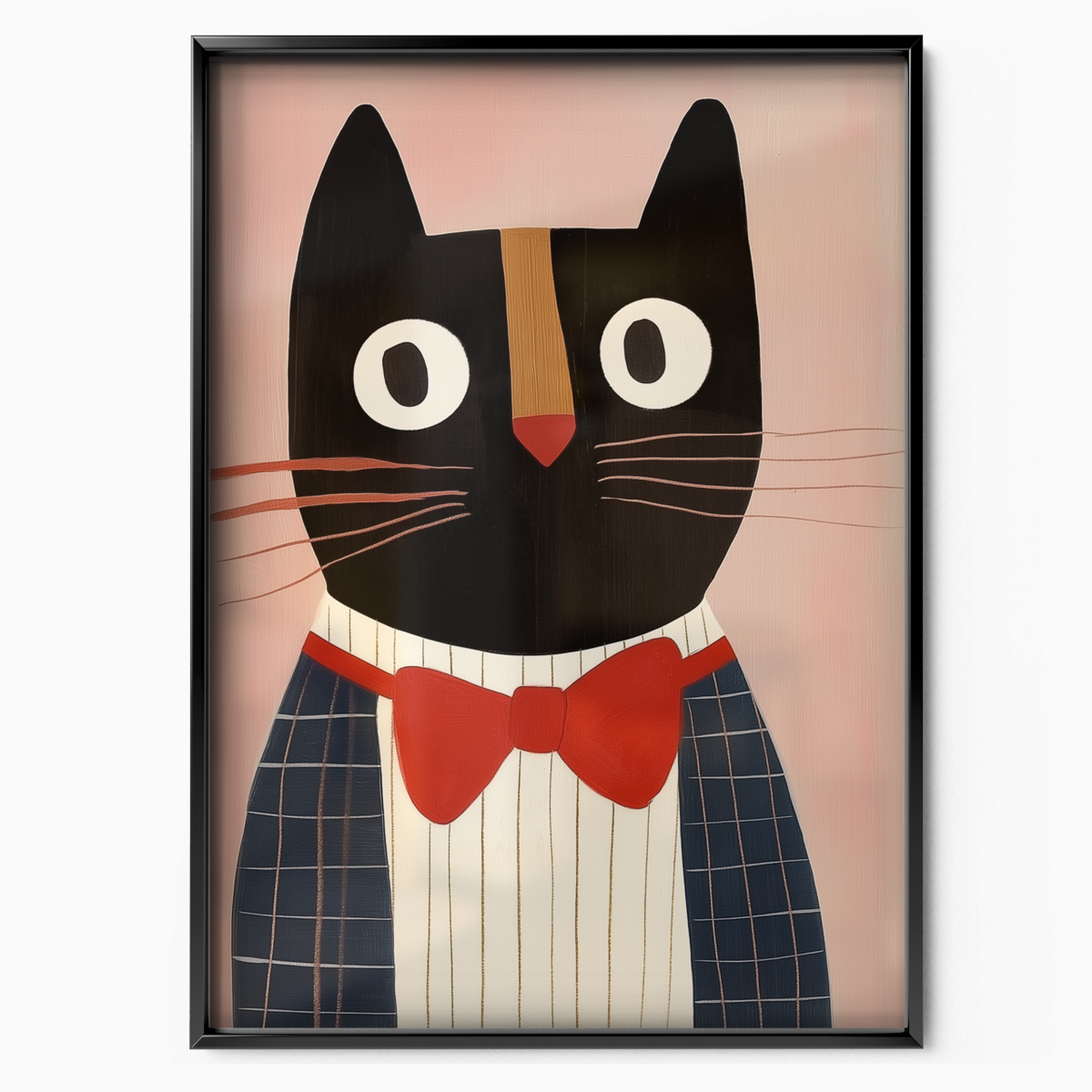 Pop Cat Gentleman Check