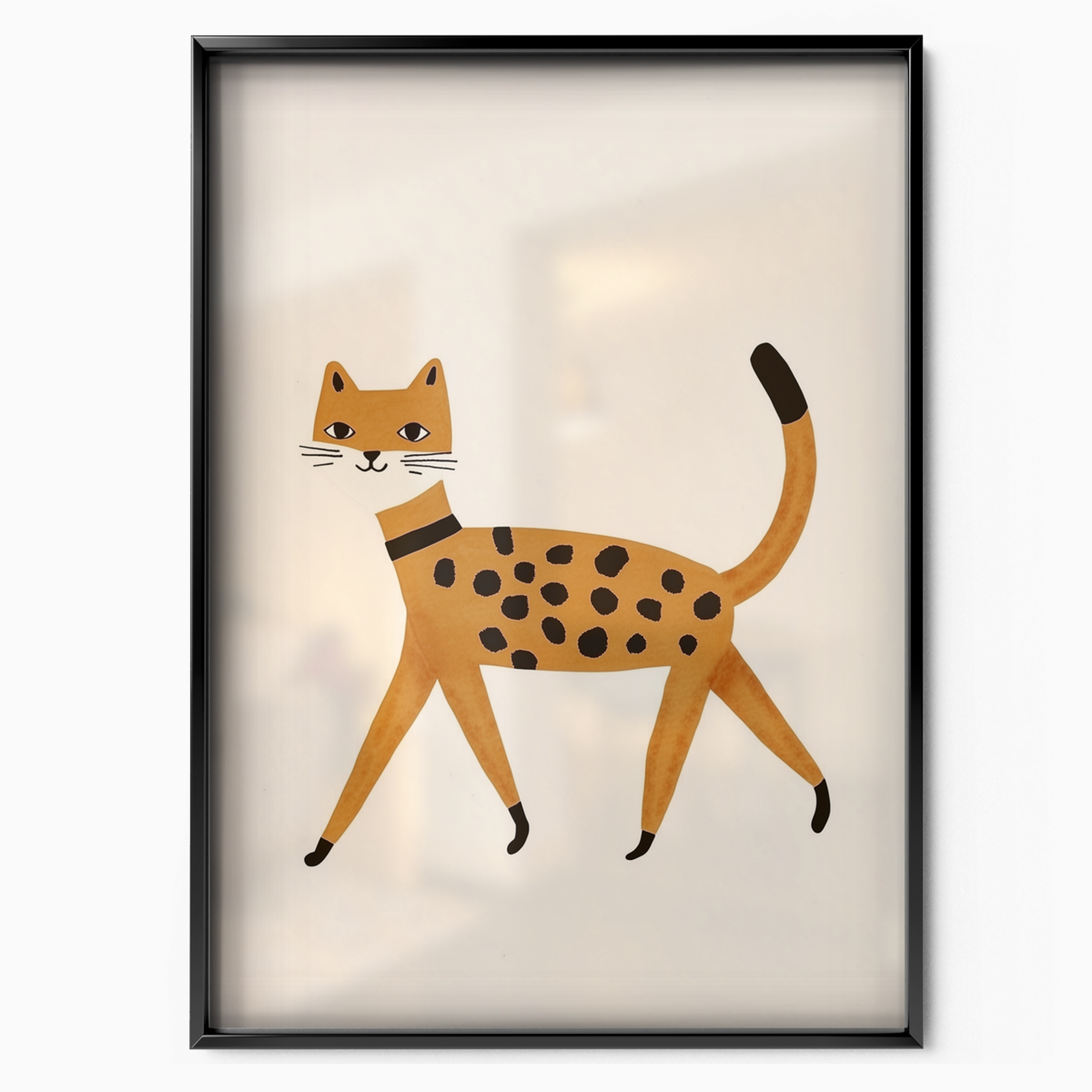 Pop Cat Golden Leopard