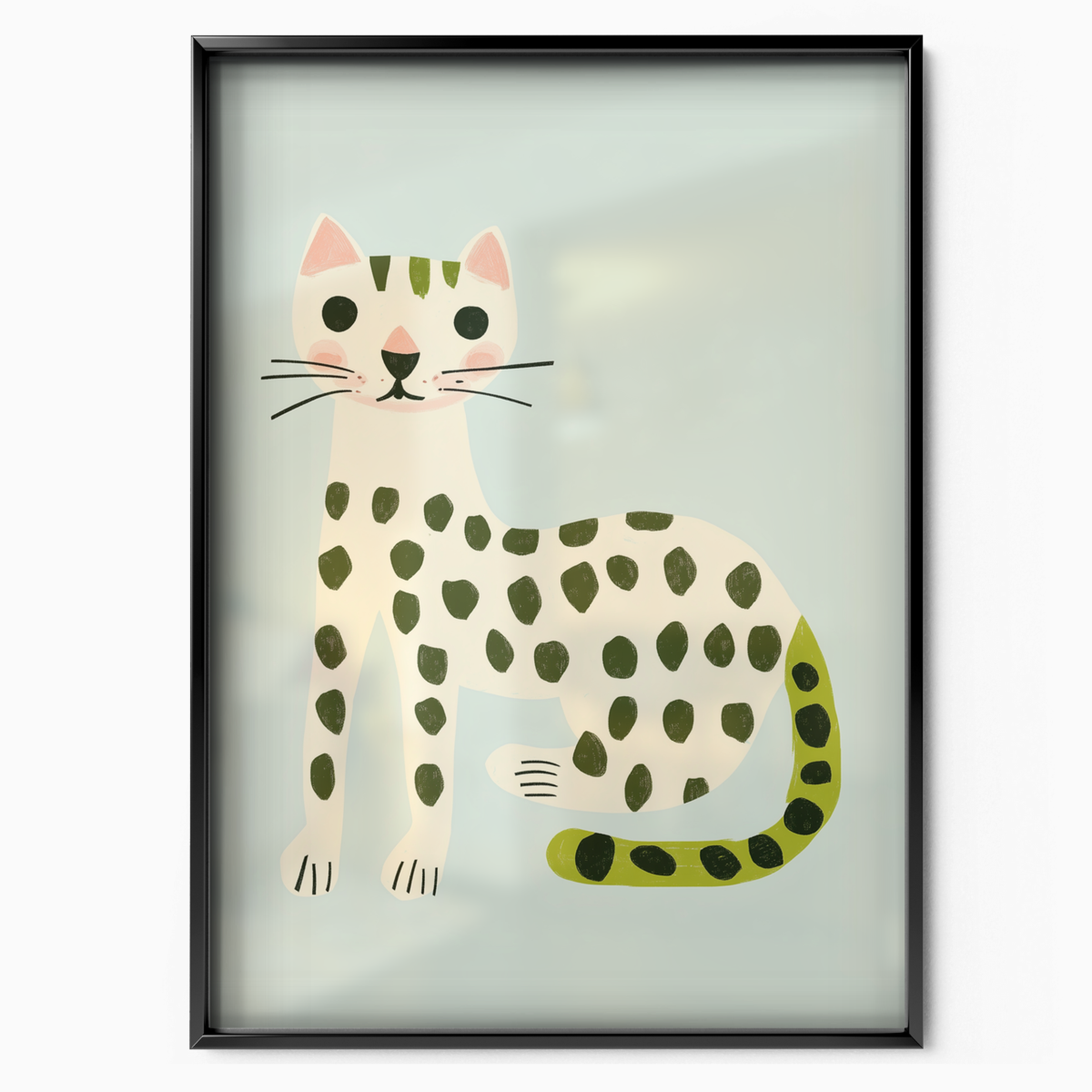 Pop Cat Green Dots