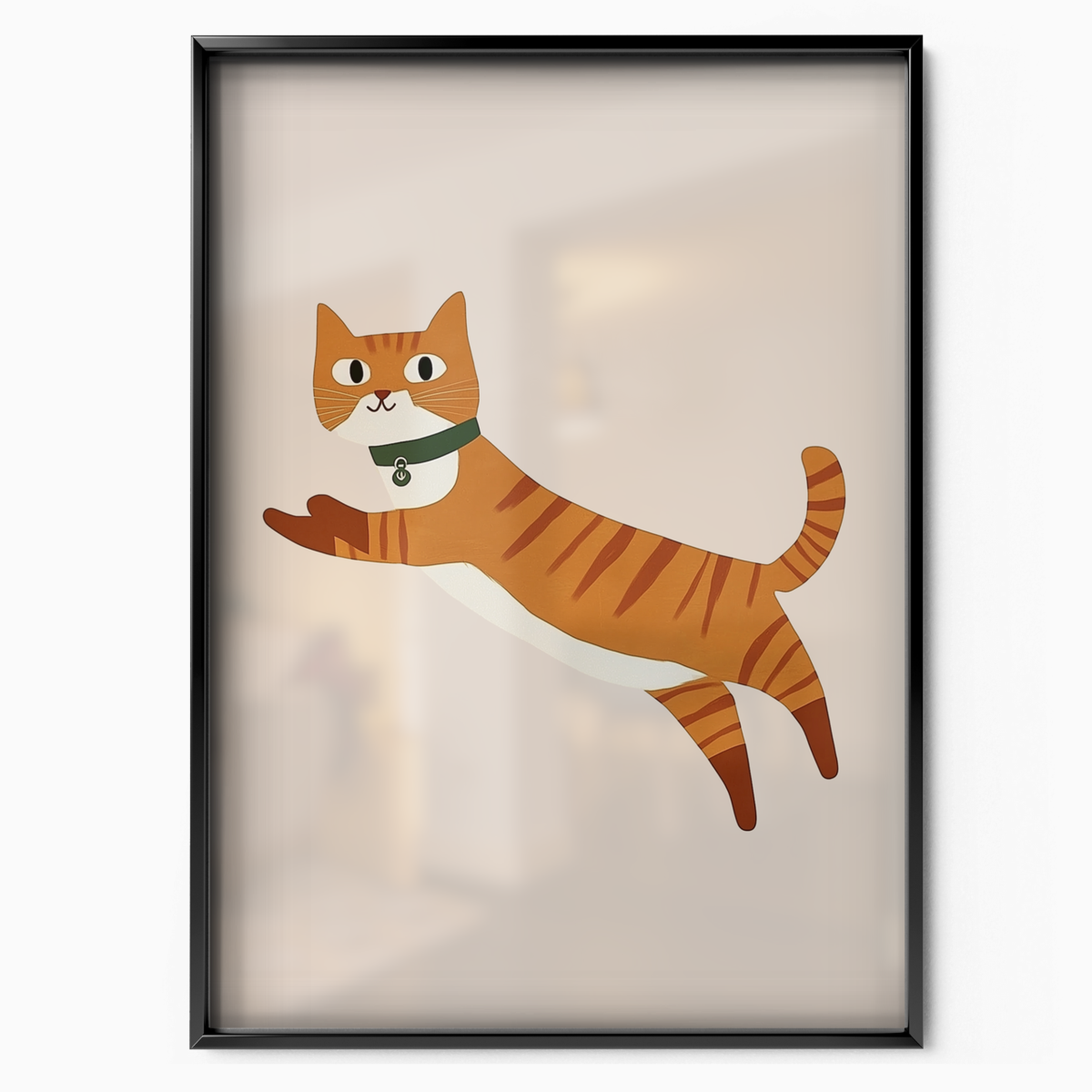 Pop Cat Leaping Tiger