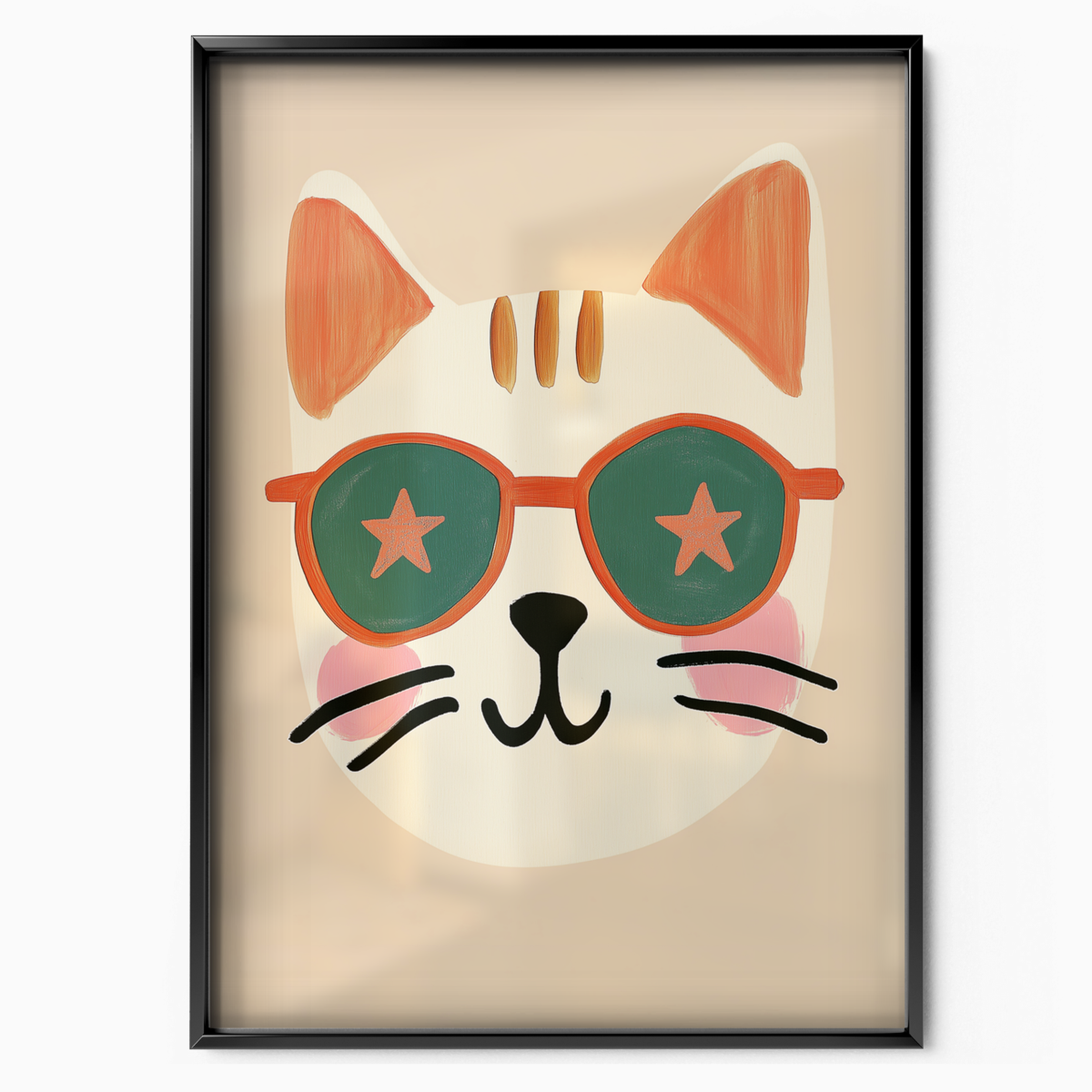 Pop Cat Star Glasses