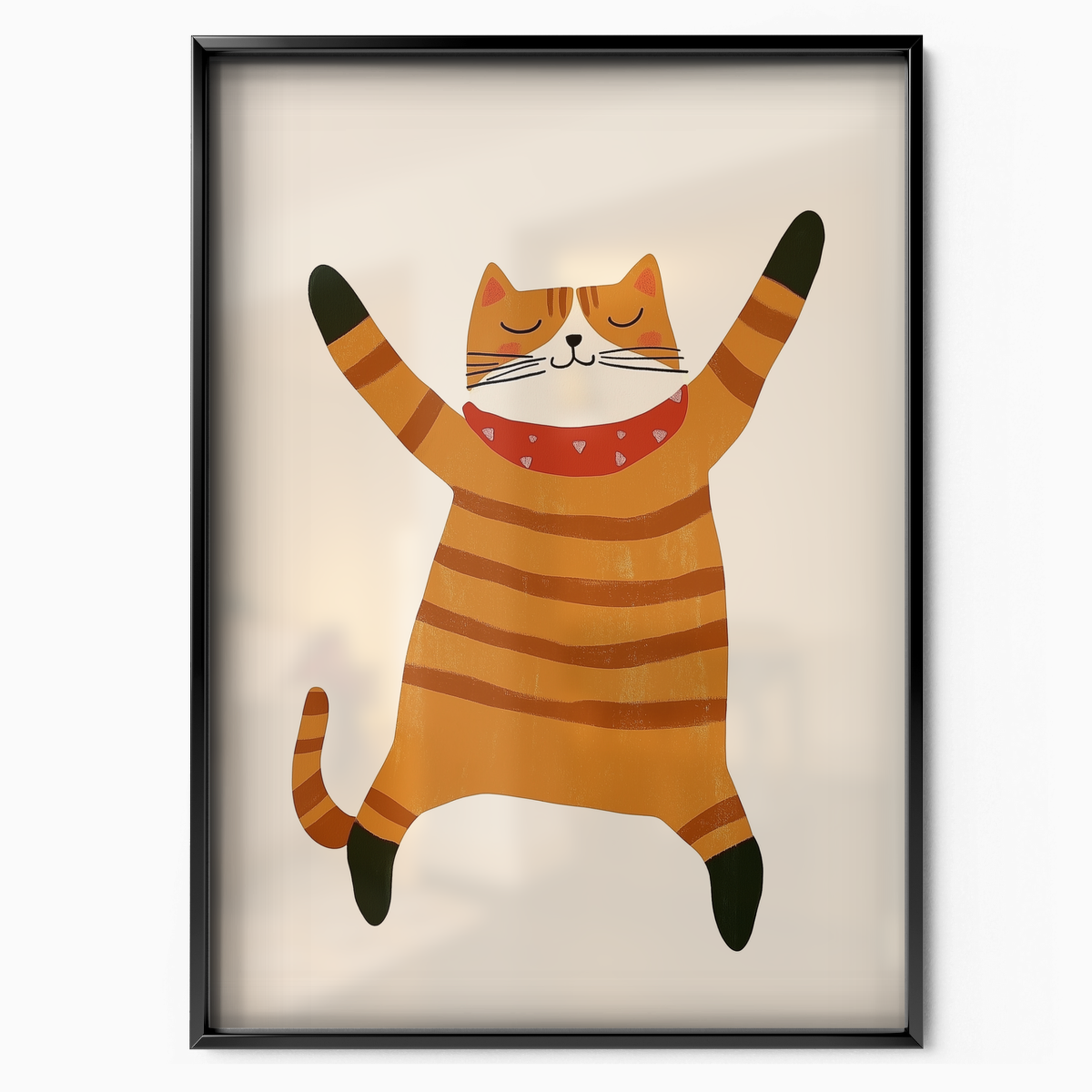 Pop Cat Stretching Joy