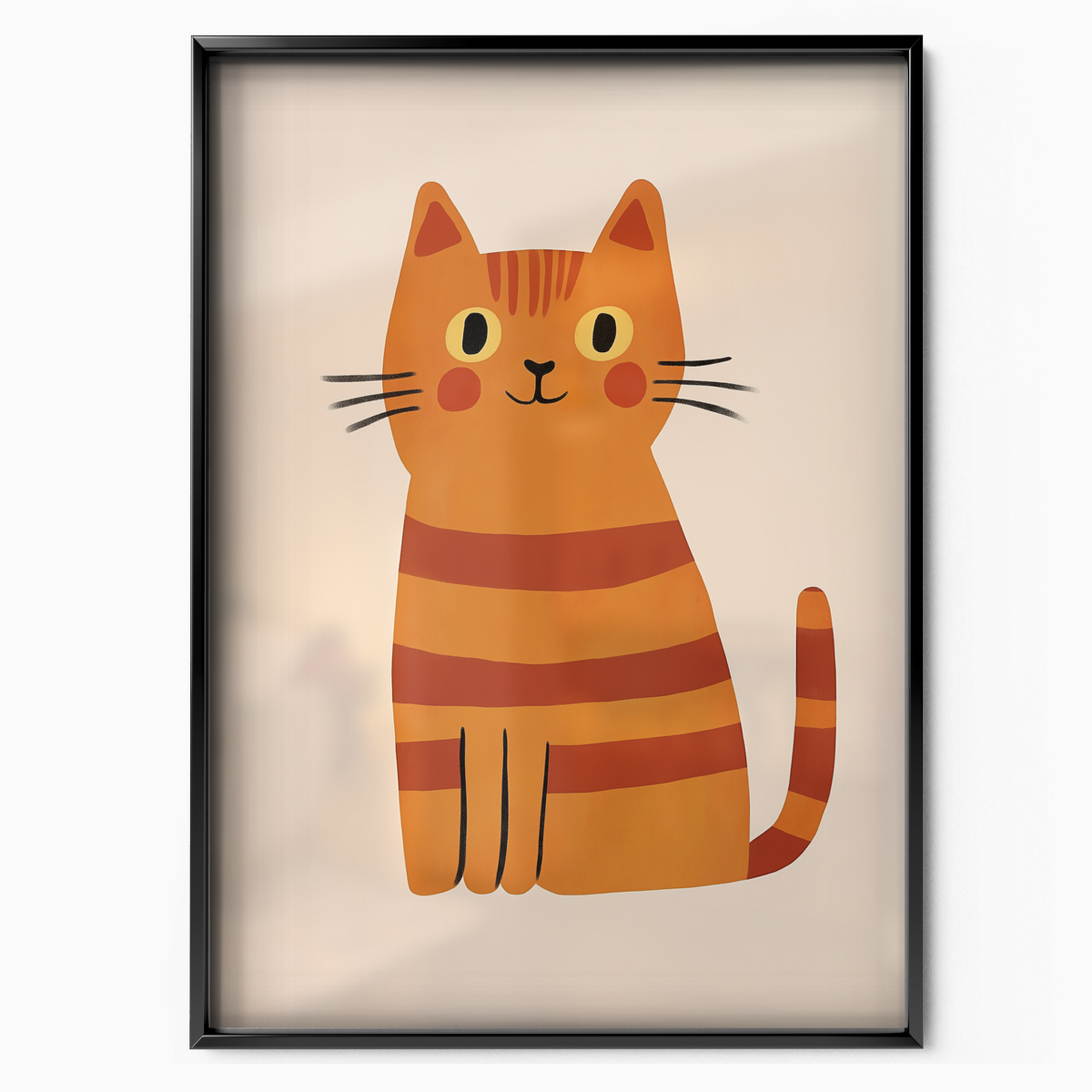 Pop Cat Striped Ginger