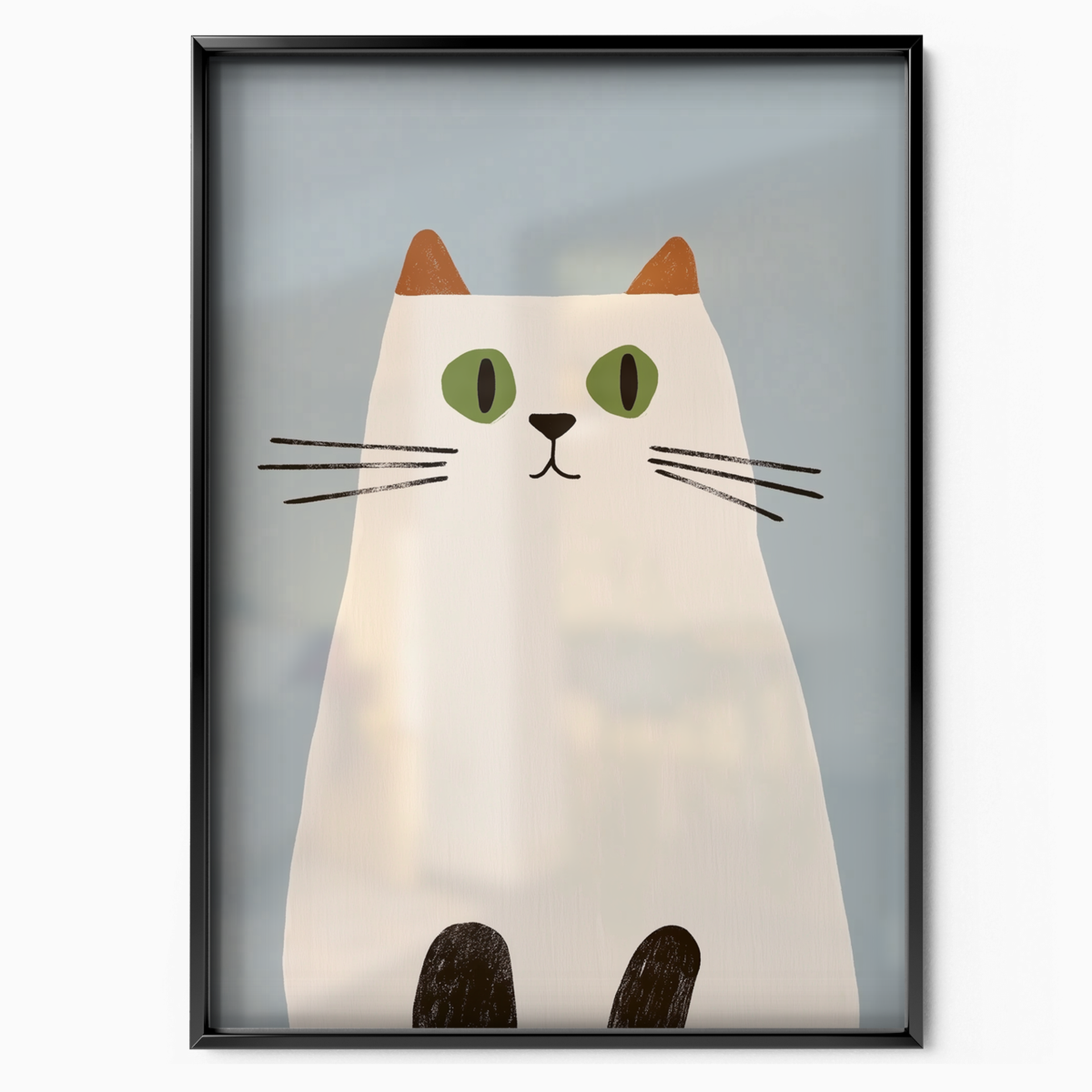 Pop Cat White Whiskers